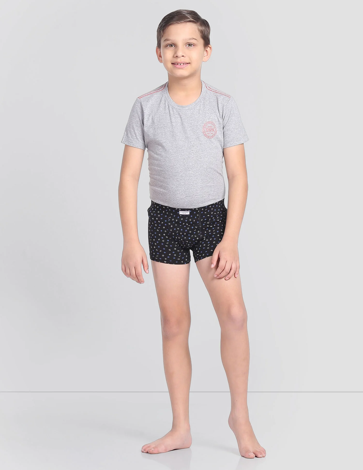 Mid Rise Cotton Spandex OKT01 Trunks - Pack Of 2 - Image 3