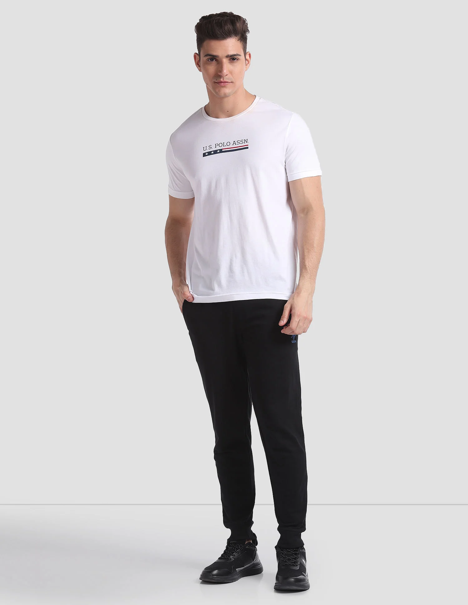 Mid Rise Drawstring Waist I604 Joggers - Pack Of 1 - Image 4