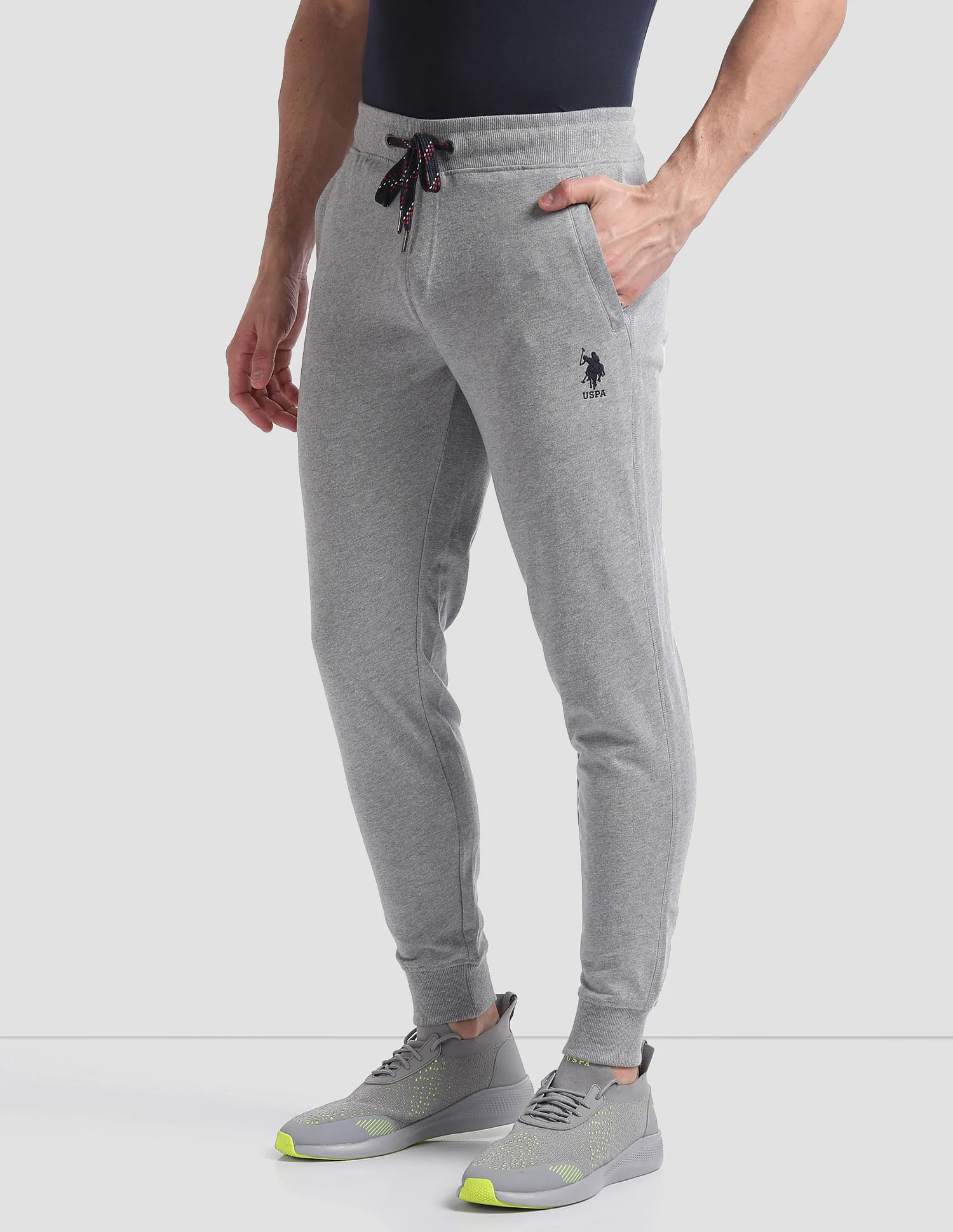 Mid Rise Drawstring Waist I604 Joggers - Pack Of 1 - Image 4