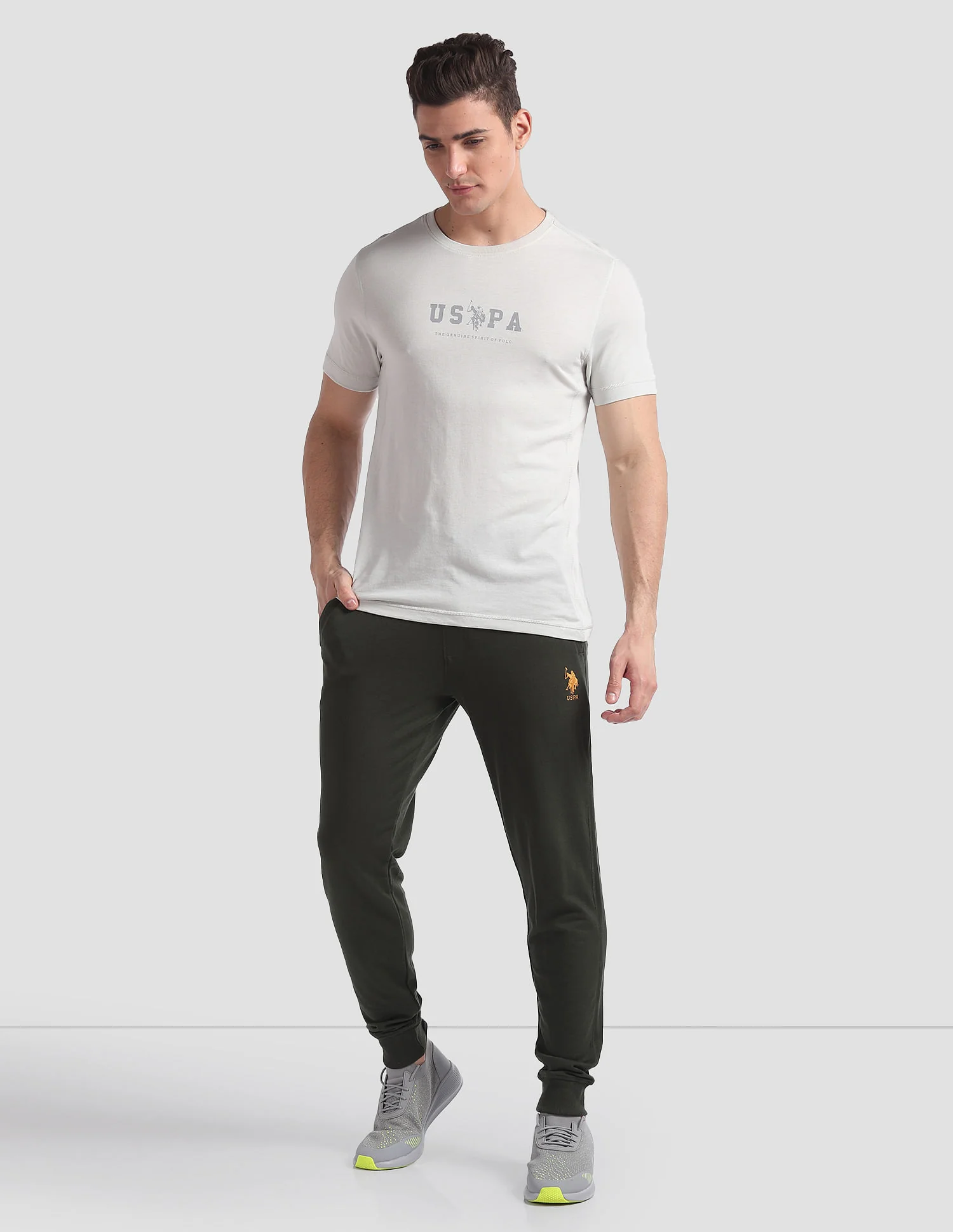 Mid Rise Drawstring Waist I604 Joggers - Pack Of 1 - Image 3