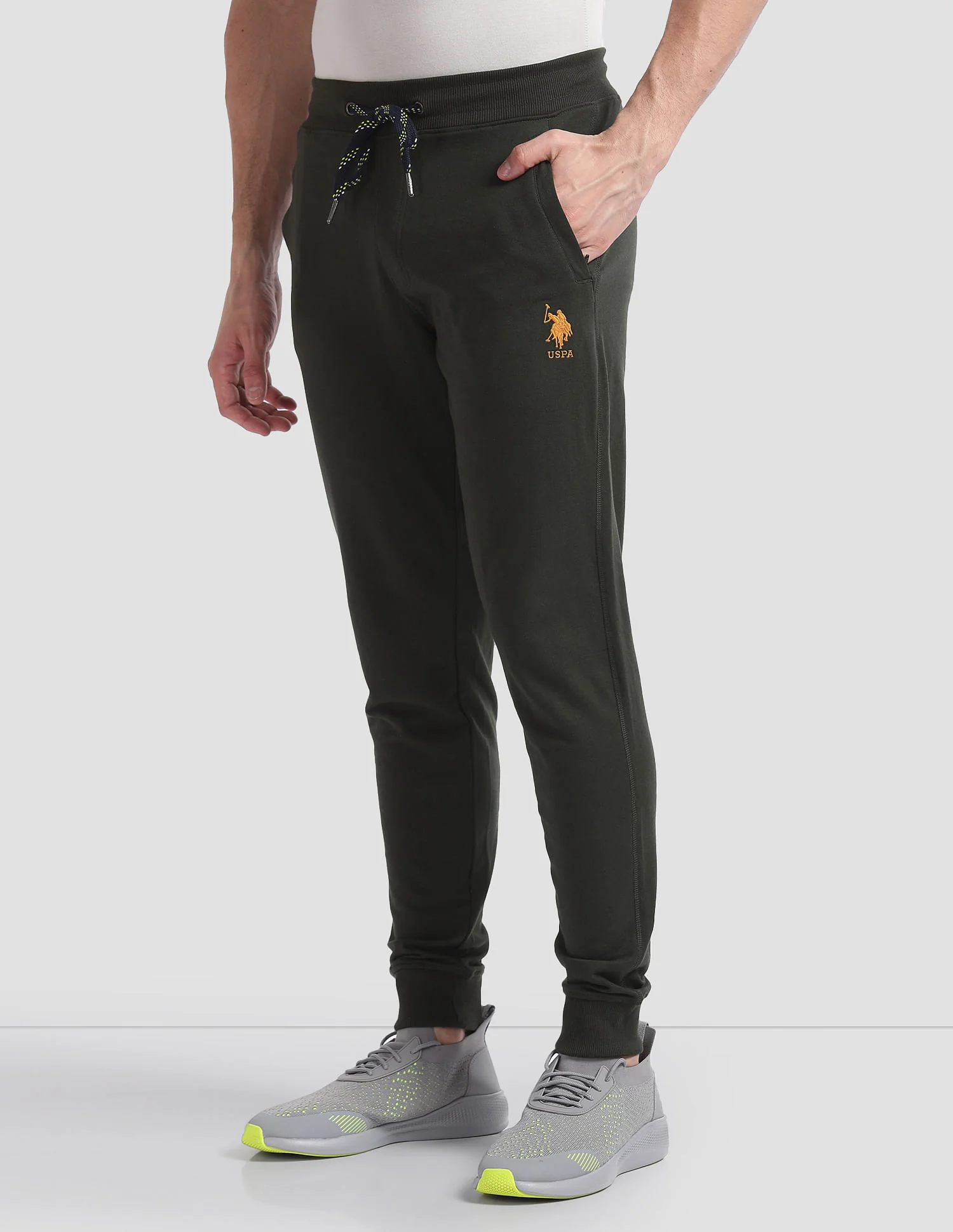 Mid Rise Drawstring Waist I604 Joggers - Pack Of 1 - Image 4