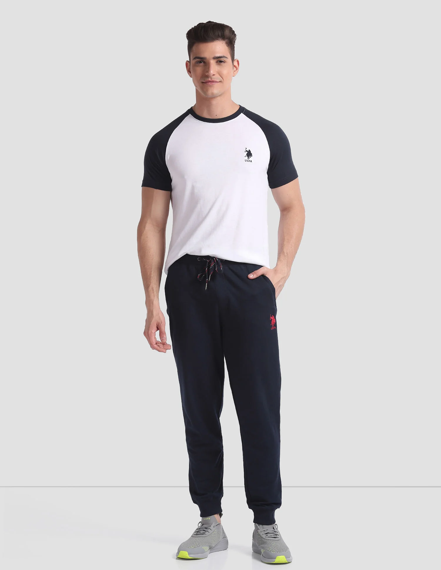 Mid Rise Drawstring Waist I604 Joggers - Pack Of 1 - Image 3