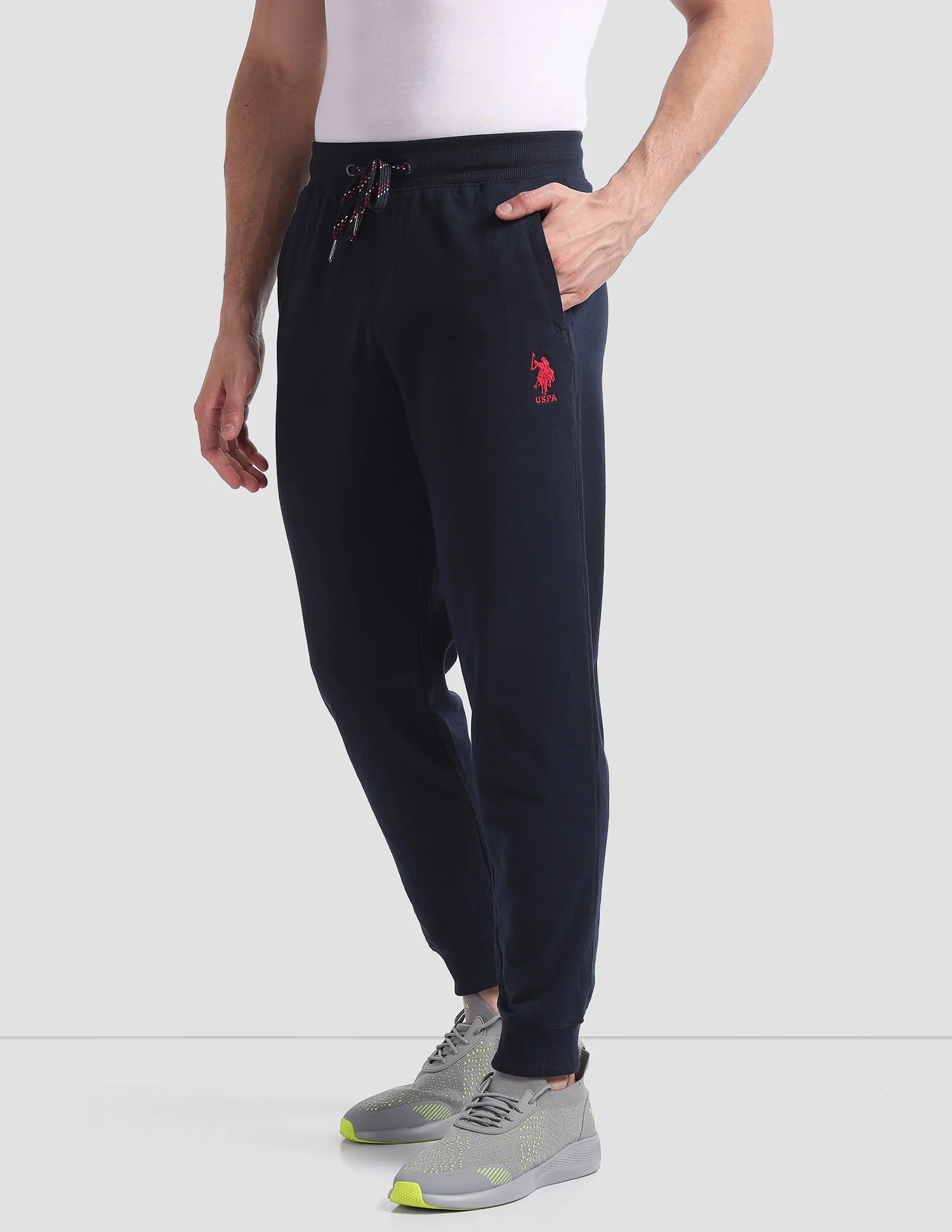 Mid Rise Drawstring Waist I604 Joggers - Pack Of 1 - Image 4