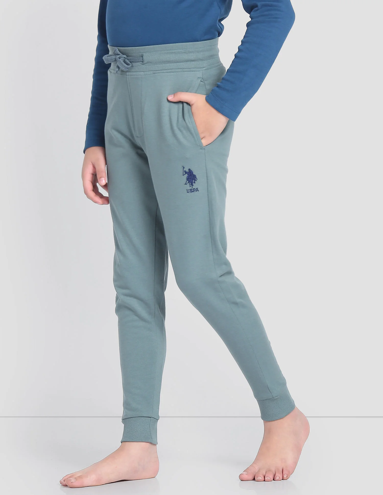 Mid Rise Drawstring Waist OKJ01 Joggers - Pack Of 1 - Image 4