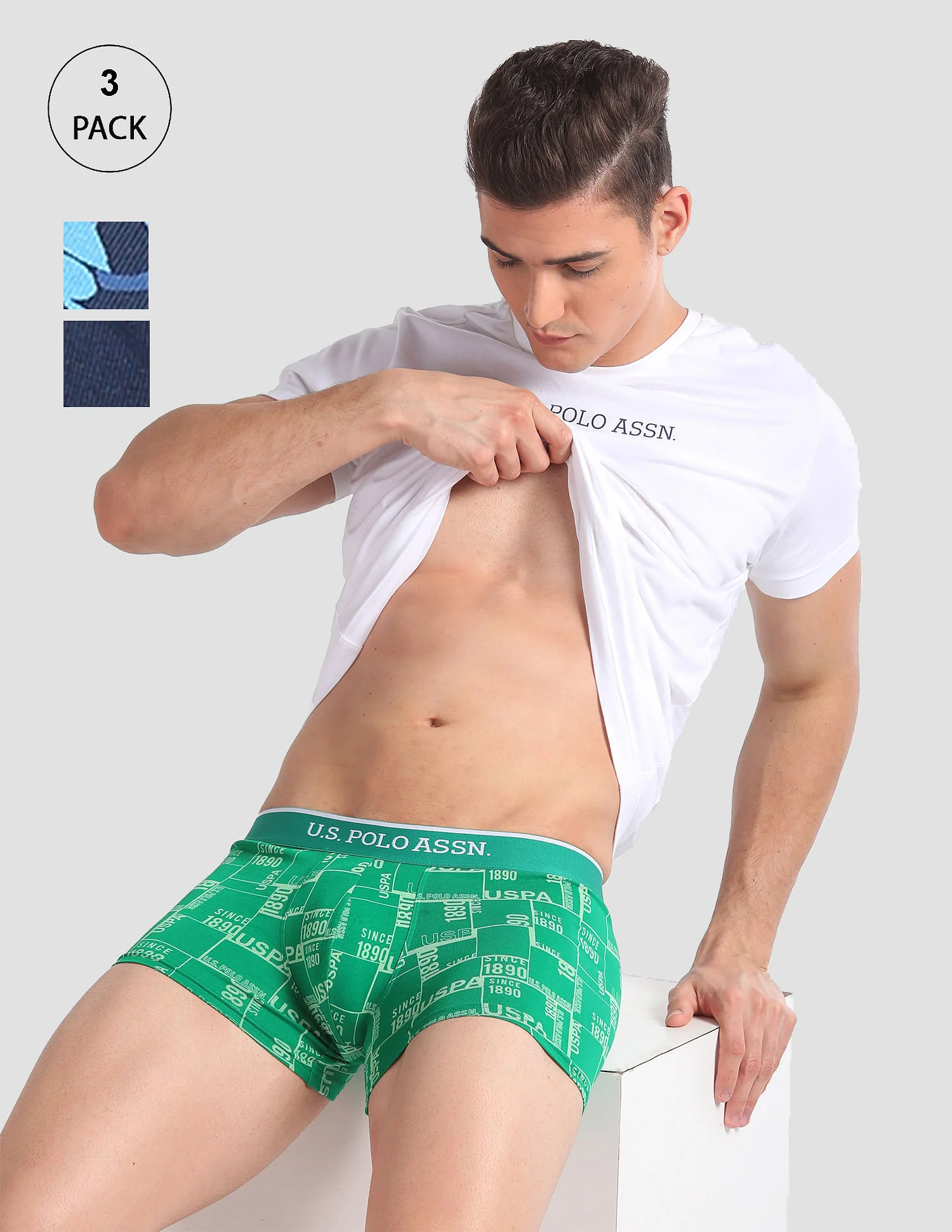 Mid Rise OET01 Trunks - Pack Of 3