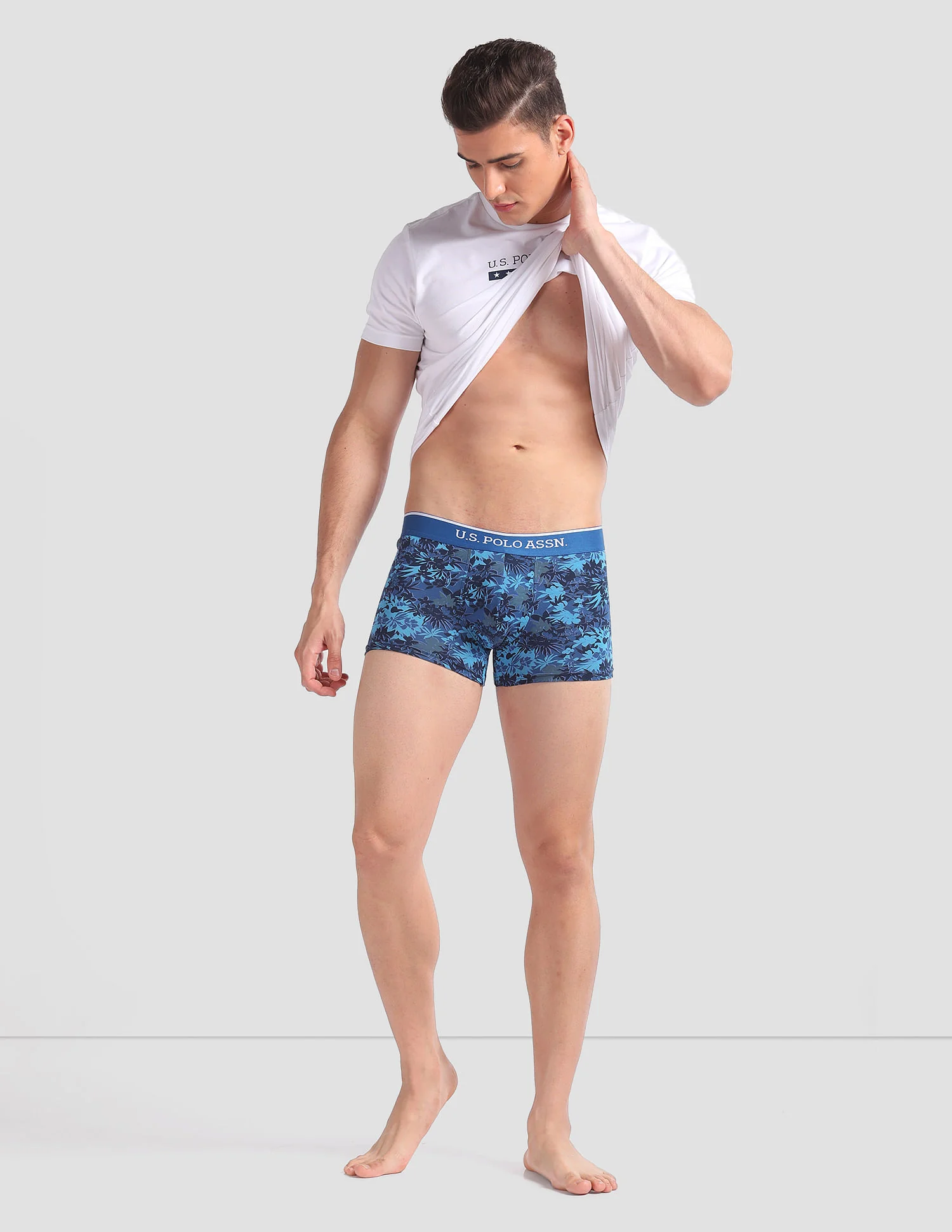 Pack Of 3 Printed Moisture-Wicking Trunks-OET01-BNB-P3 - Image 4
