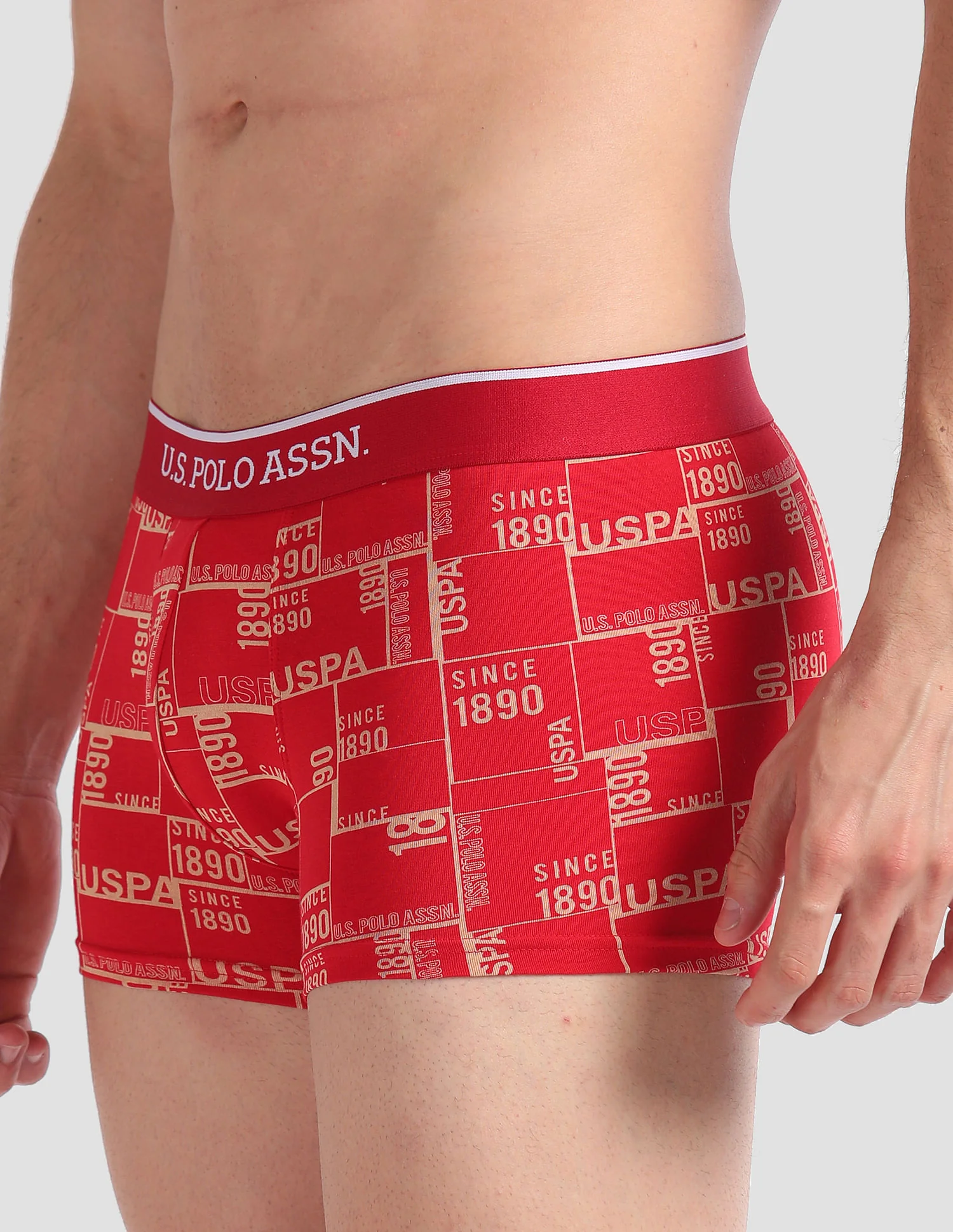 Pack Of 3 Printed Breathibility Moisture-Wicking Trunks OET01-BBR-P3 - Image 7