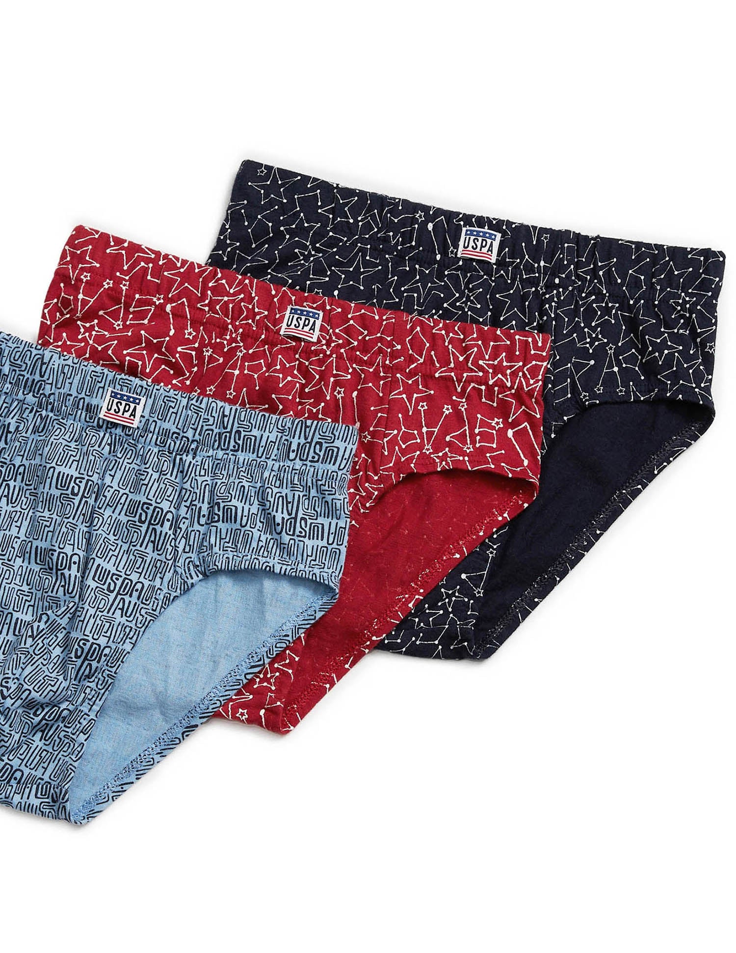 Mid Rise Pure Cotton EKB02 Briefs - Pack Of 3 - Image 2