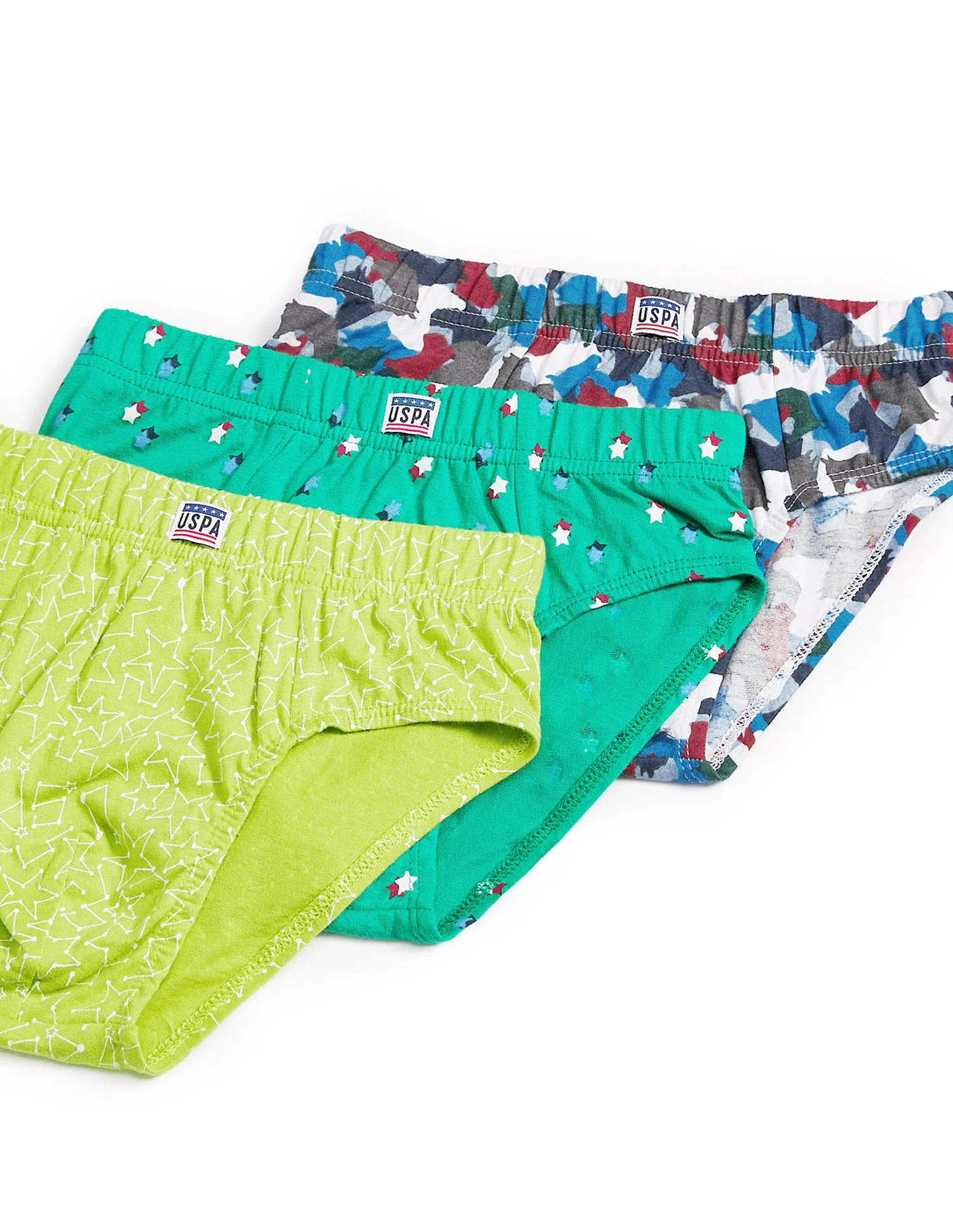 Mid Rise Pure Cotton EKB02 Briefs - Pack Of 3 - Image 2