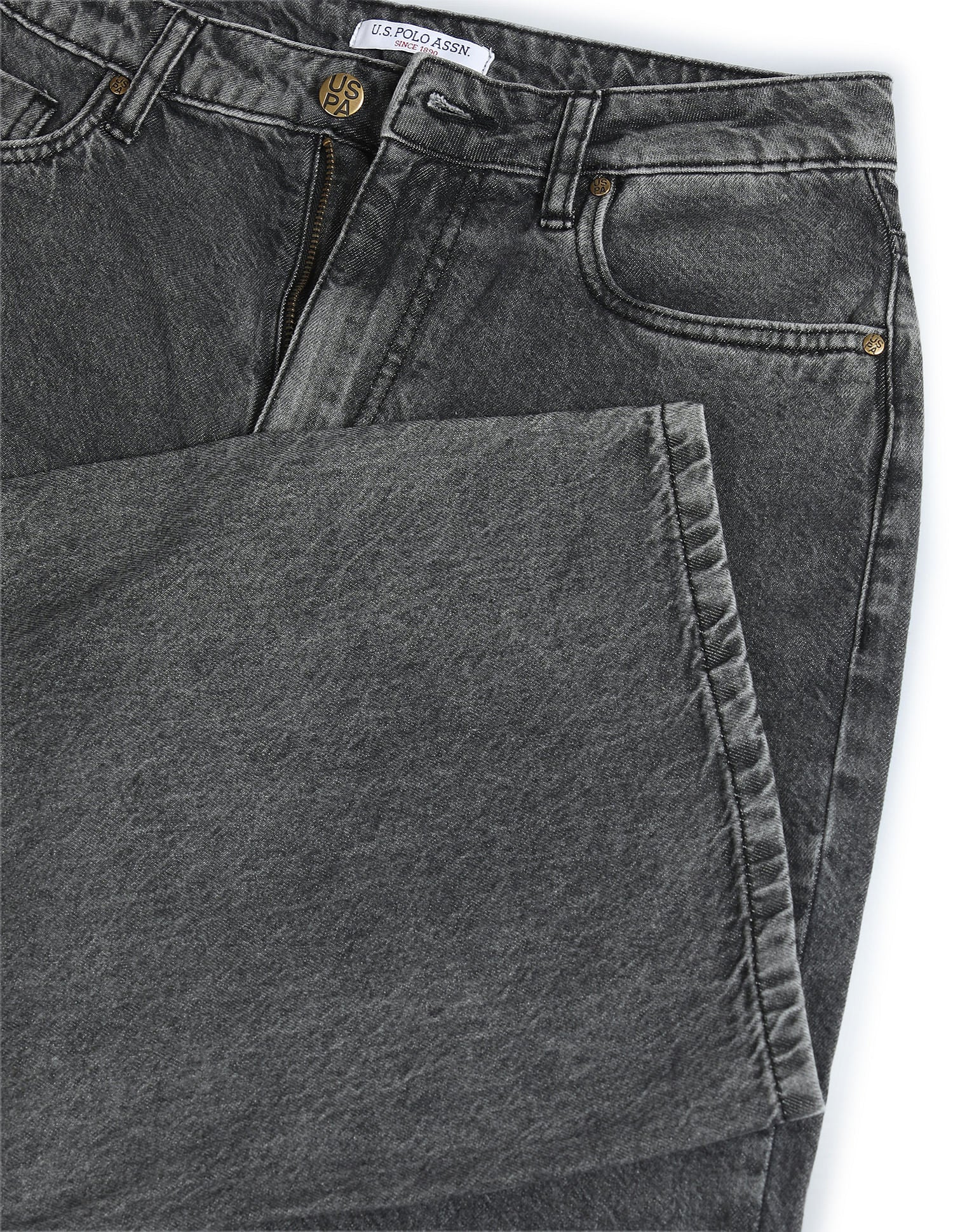 Mid Rise Rinsed Jeans - Image 2