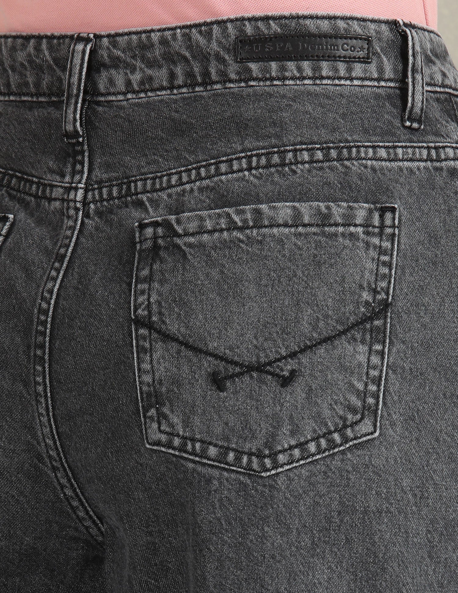 Mid Rise Rinsed Jeans - Image 7