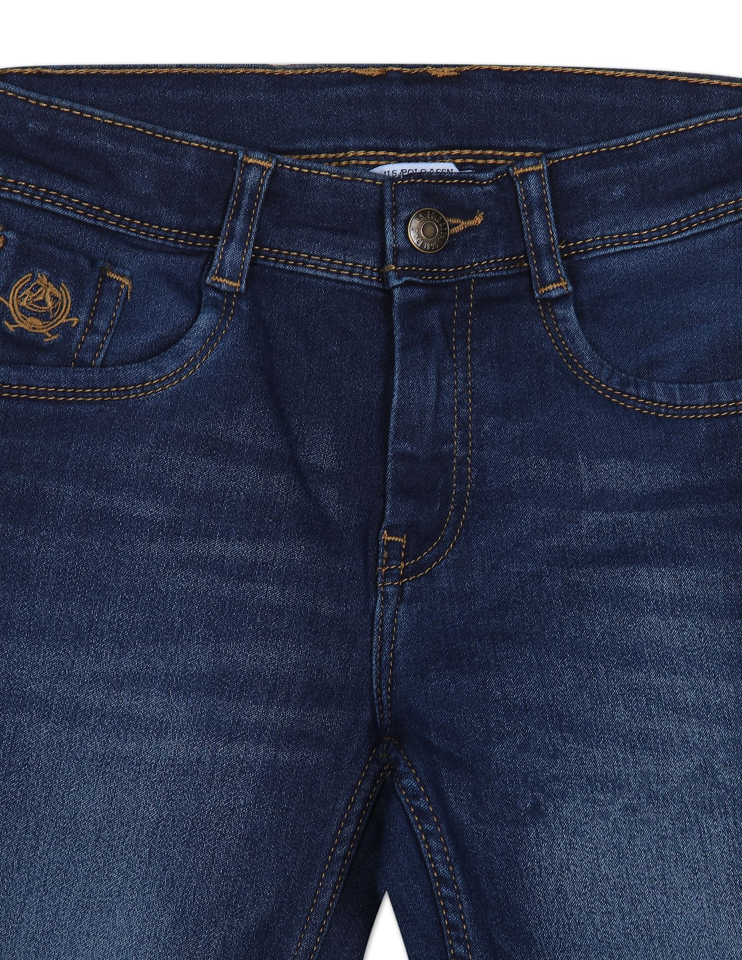 Mid Rise Skinny Fit Stone Wash Jeans - Image 3