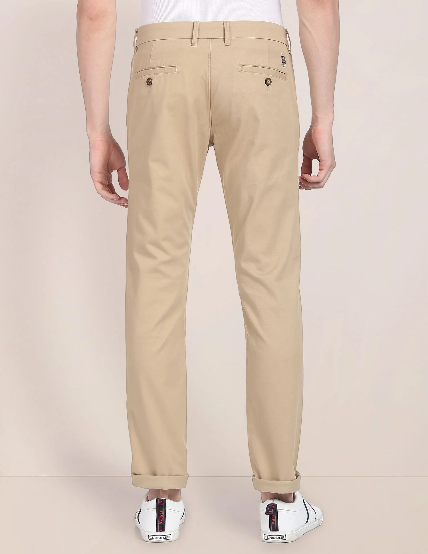 Mid Rise Slim Fit Casual Trousers - Image 5