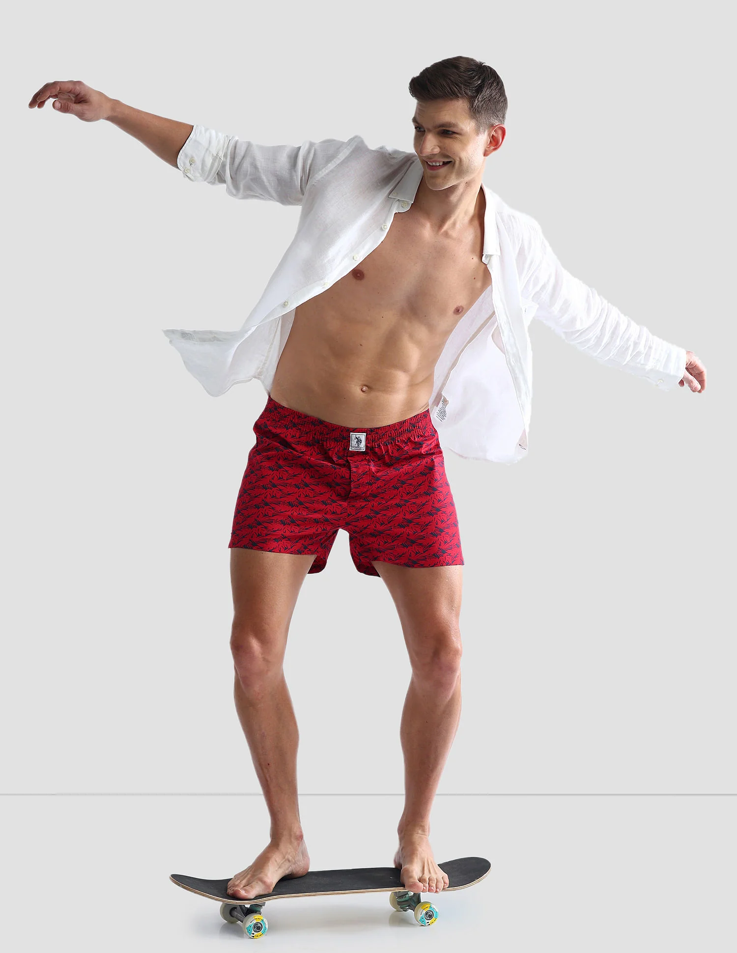 Mid Rise Soft Cotton OEX02 Boxers - Pack Of 2 - Image 4