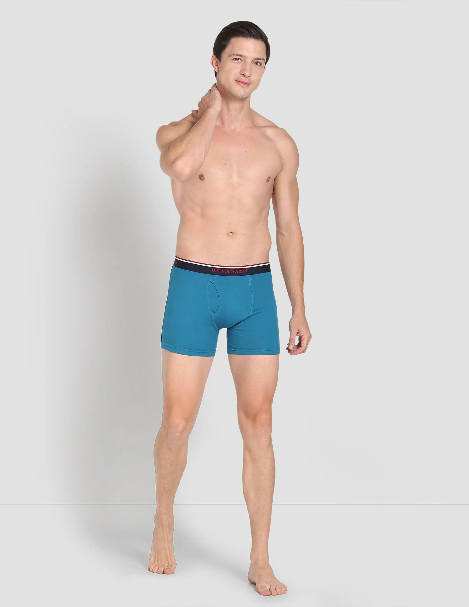 Mid Rise Solid 1667 Trunks - Pack Of 3 - Image 4