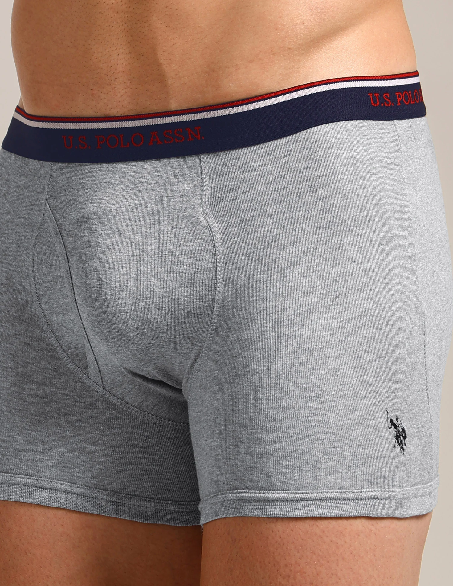 Mid Rise Solid 1667 Trunks - Pack Of 3 - Image 13