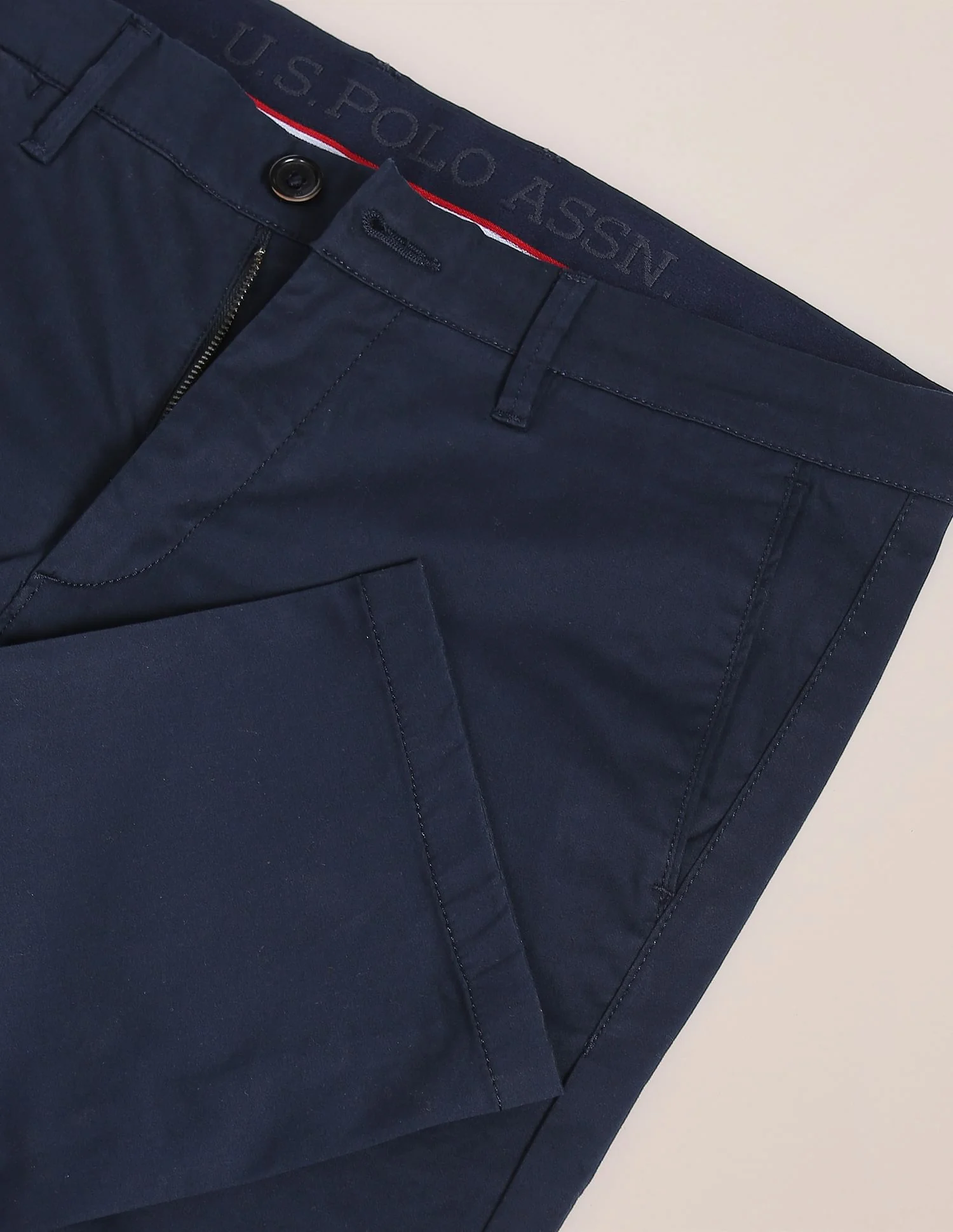 Mid Rise Solid Casual Trousers - Image 2