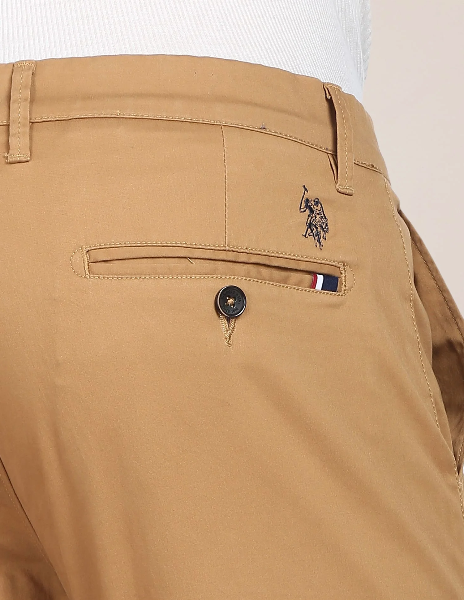 Mid Rise Solid Casual Trousers - Image 7