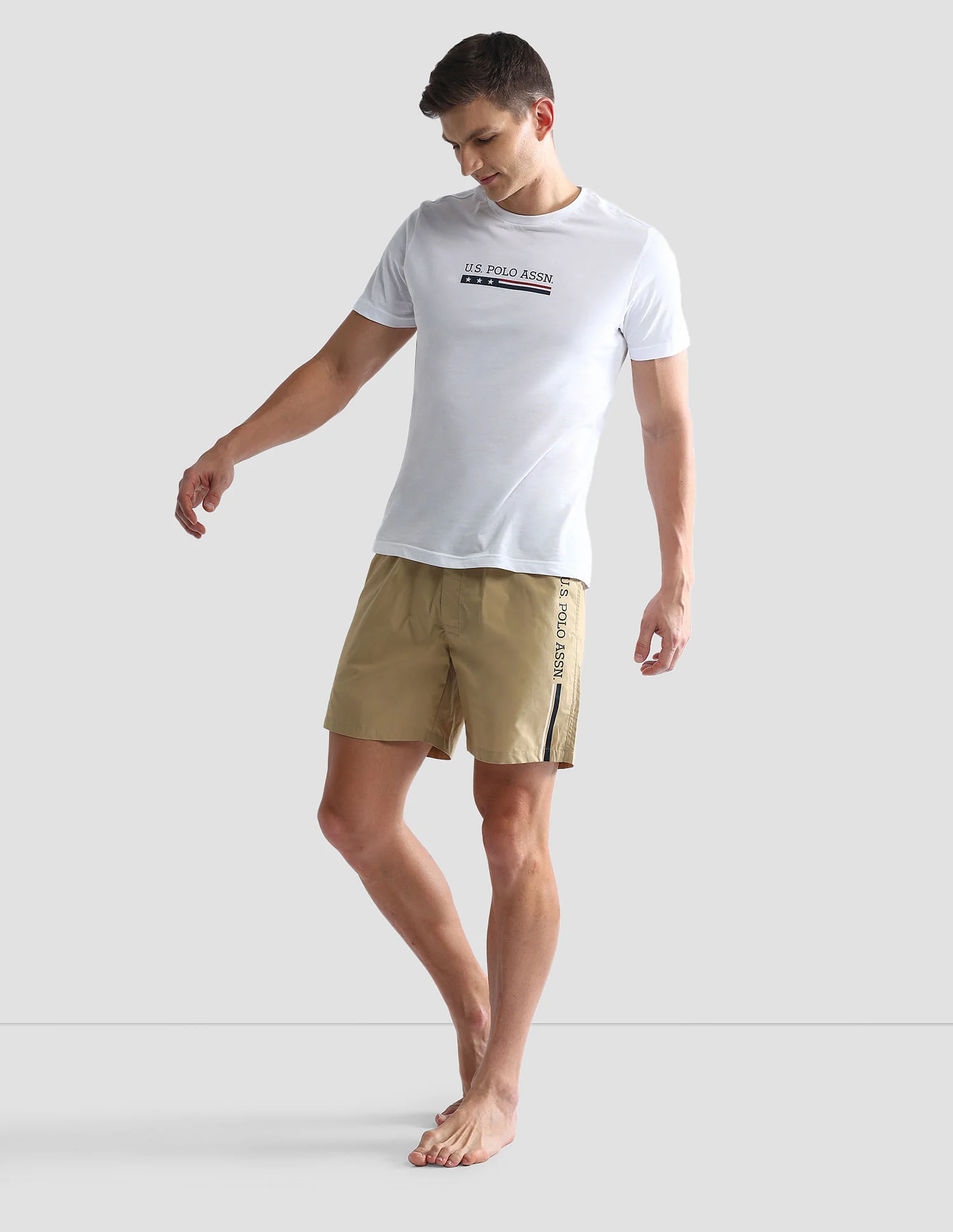 Mid Rise Solid IYAX Shorts - Pack Of 1 - Image 3