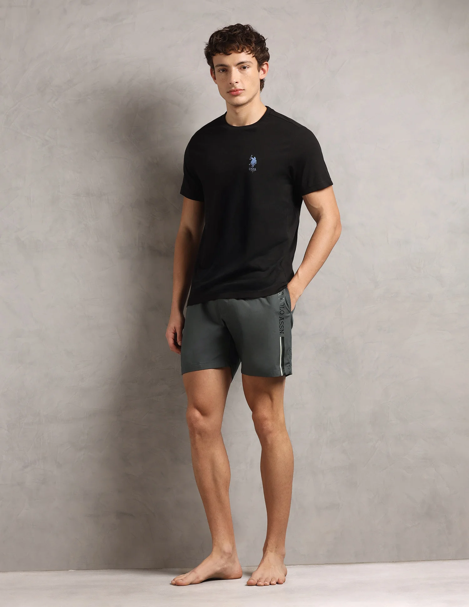 Mid Rise Solid IYAX Shorts - Pack Of 1 - Image 3