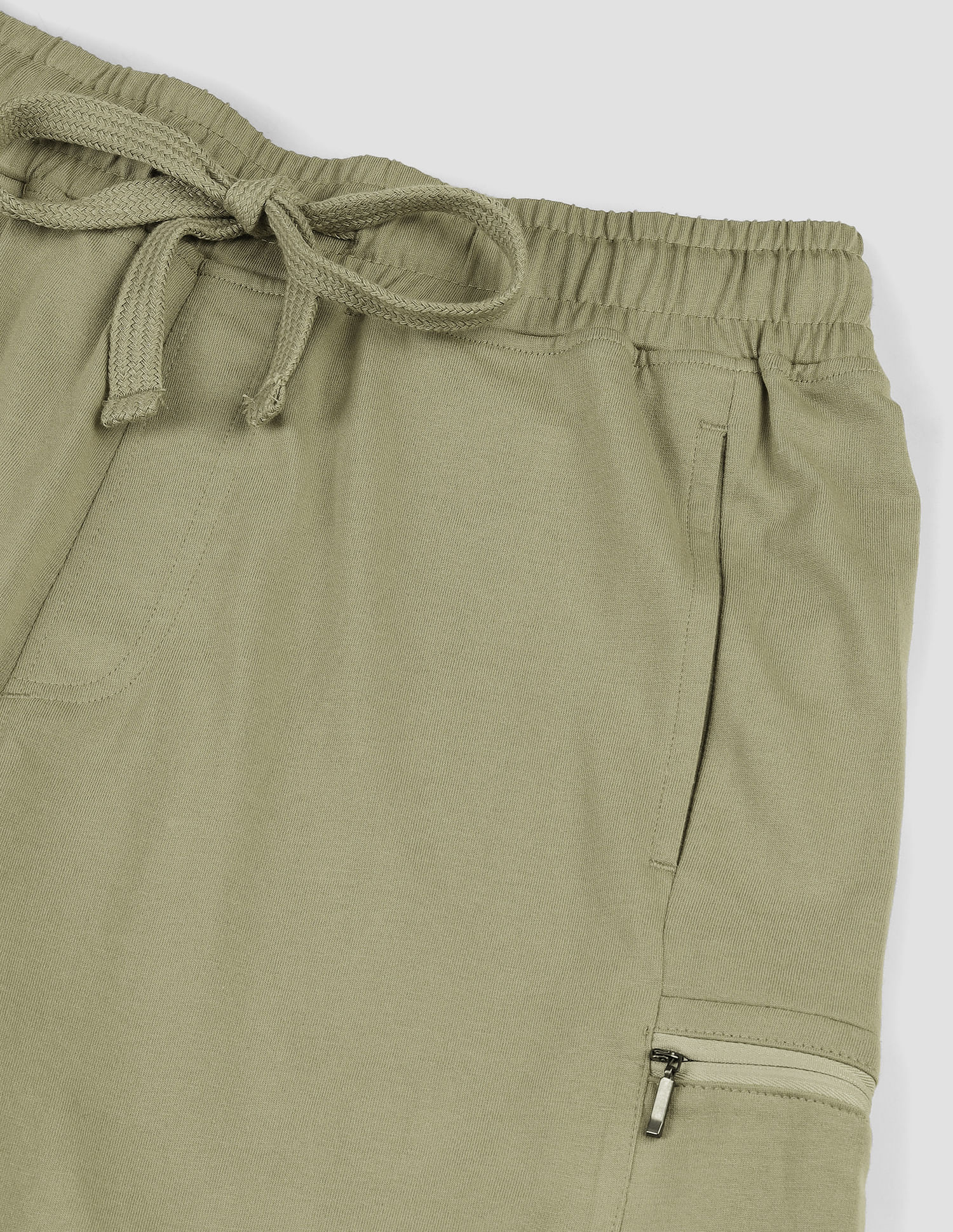 Mid Rise Solid OES04 Lounge Shorts - Pack Of 1 - Image 2