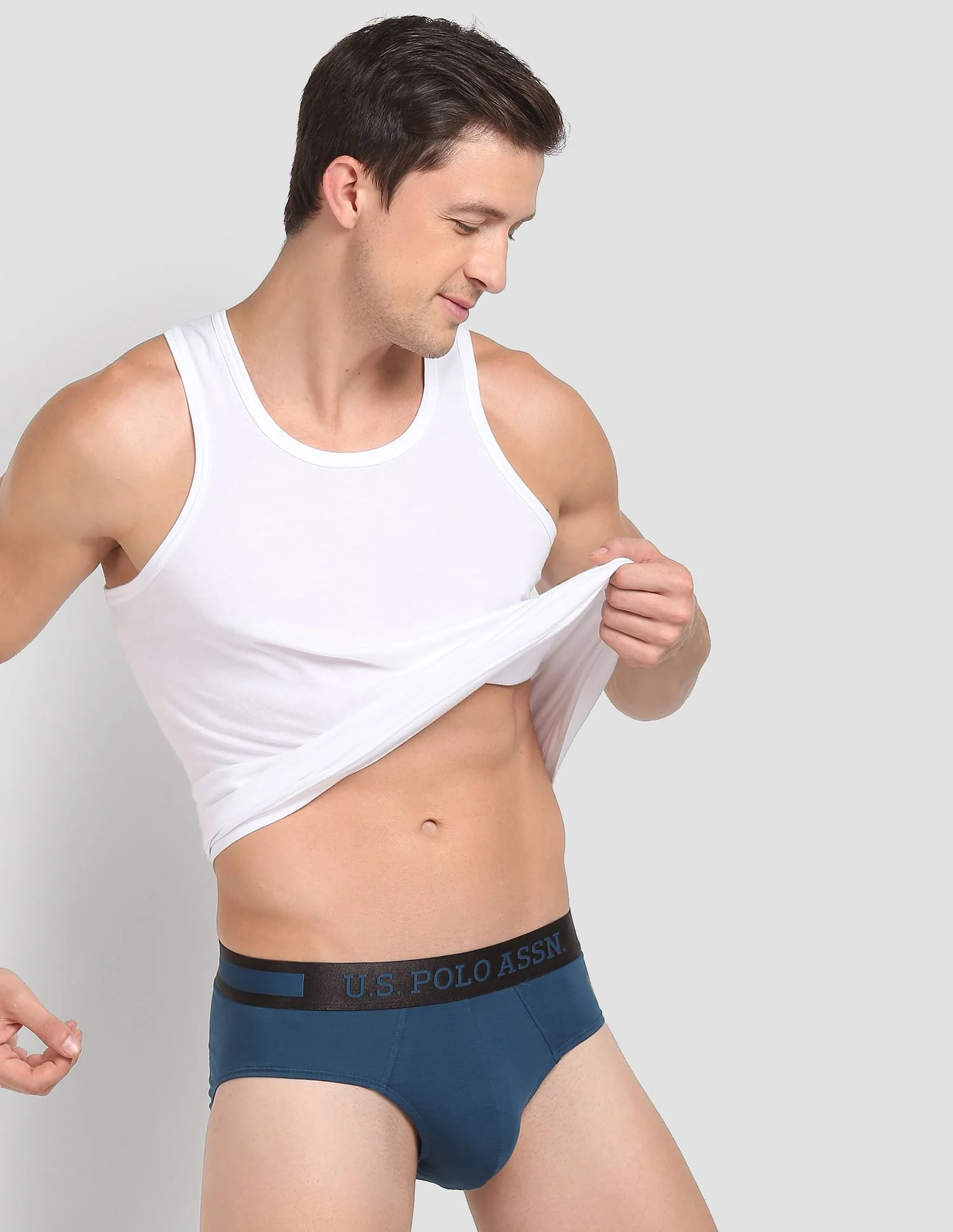 Mid Rise Solid PB001 Premium Briefs - Pack Of 1
