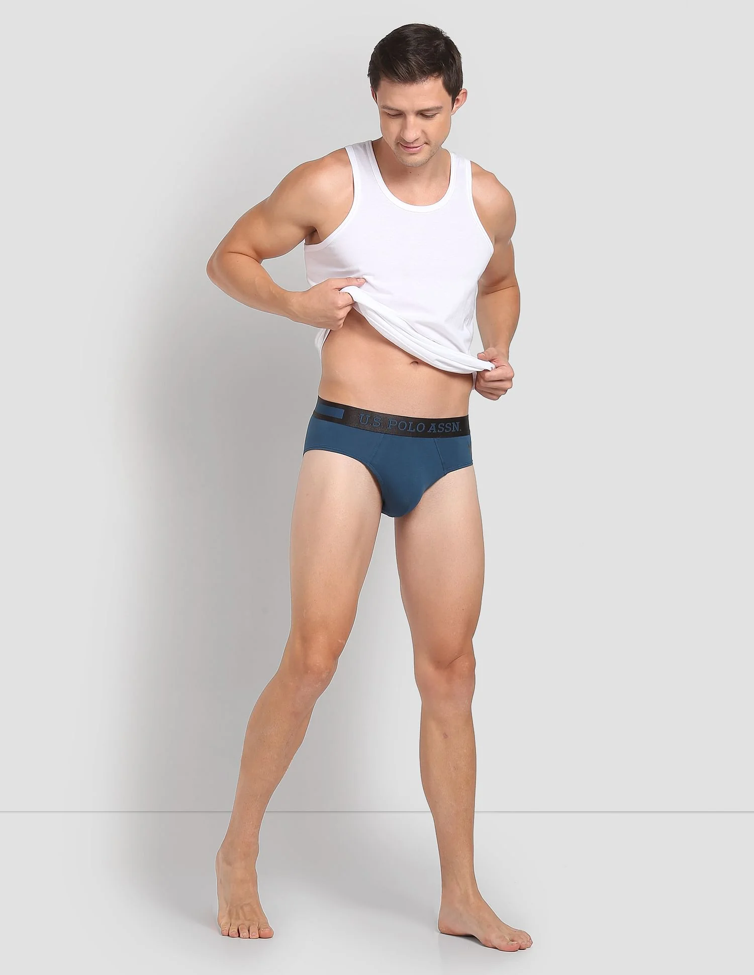 Mid Rise Solid PB001 Premium Briefs - Pack Of 1 - Image 3