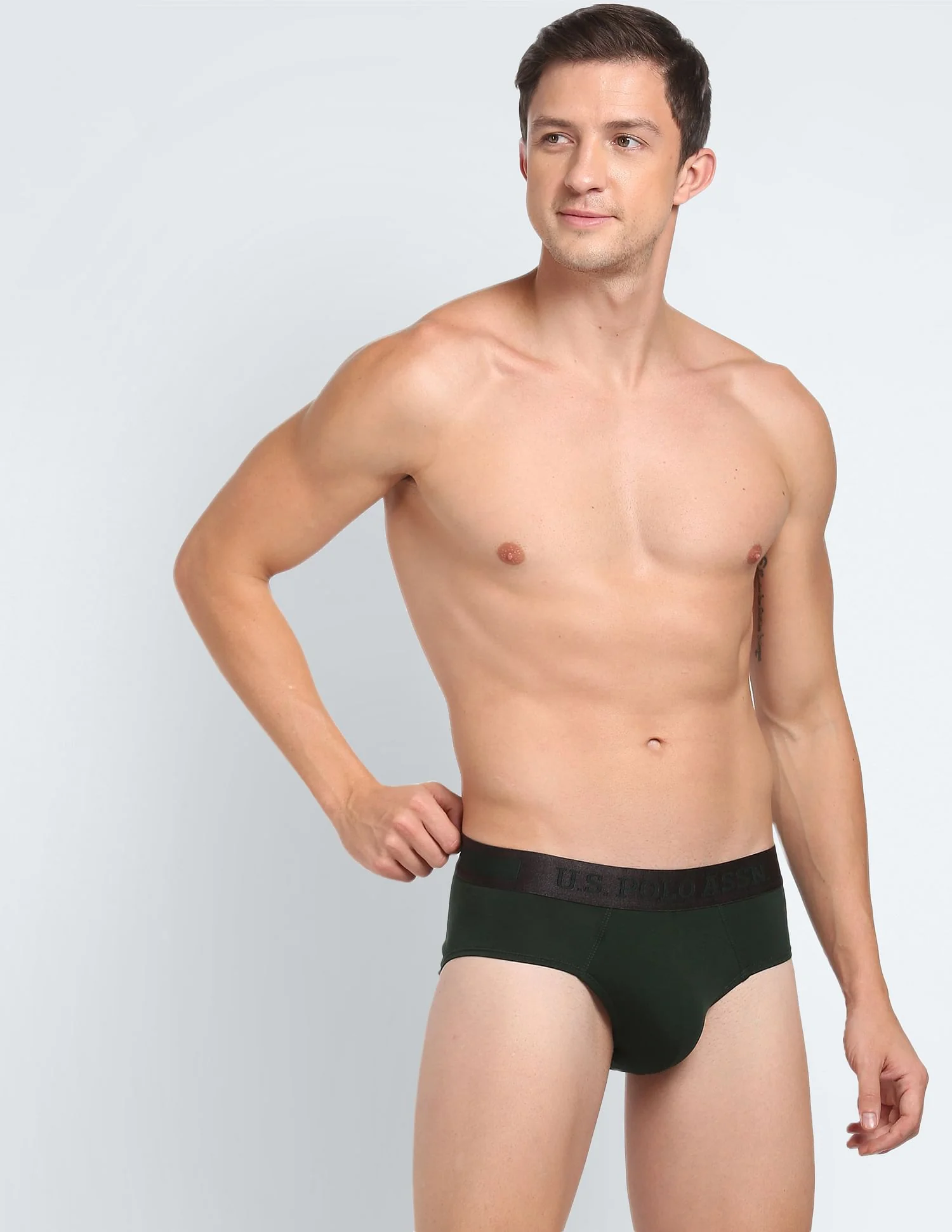 Mid Rise Solid PB001 Premium Briefs - Pack Of 1