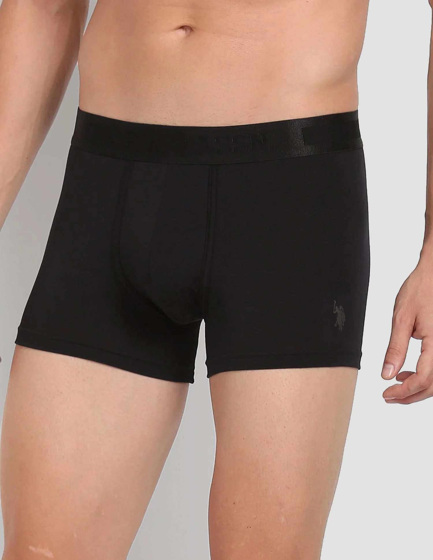 Mid Rise Solid PT001 Premium Trunks - Pack Of 1 - Image 3