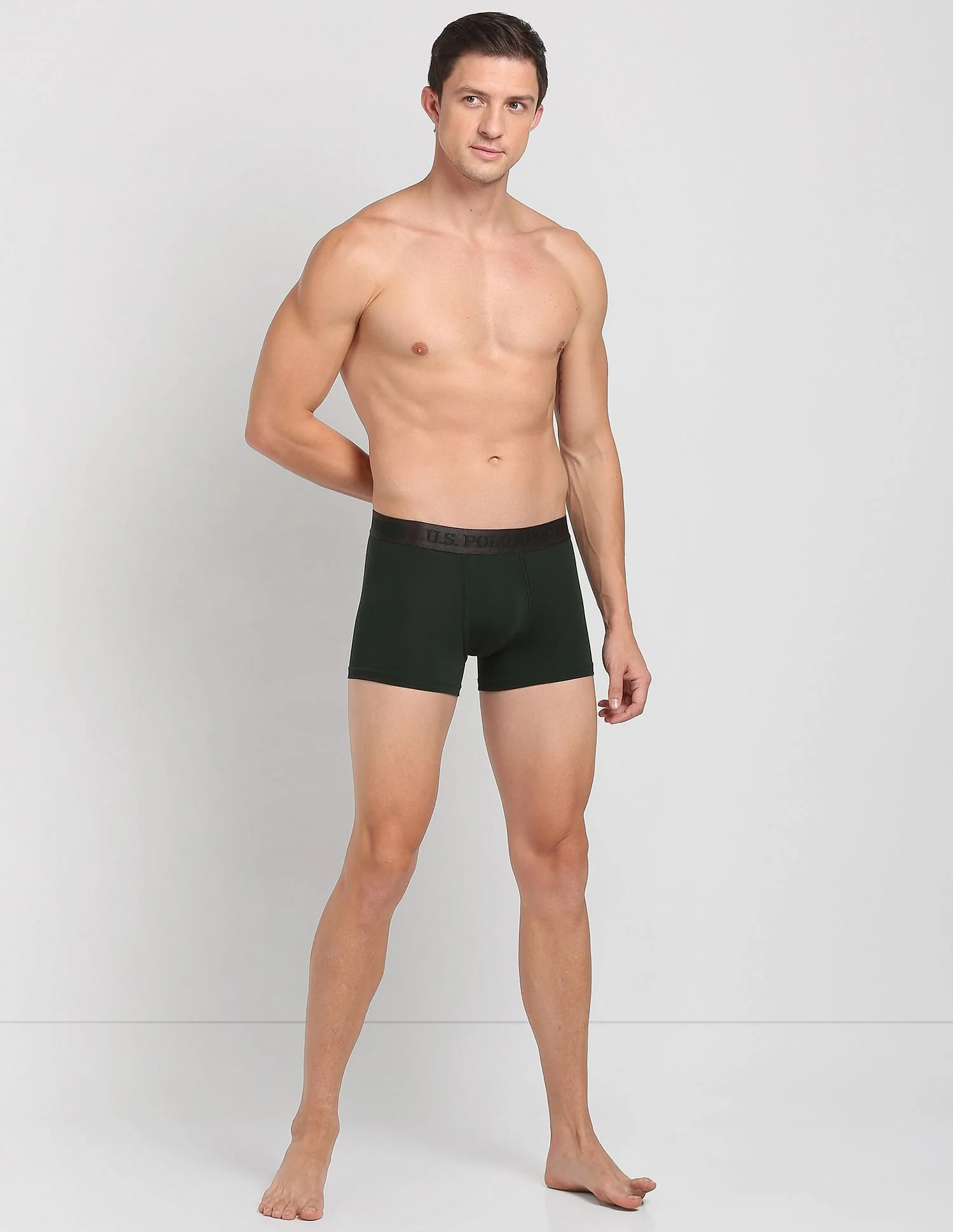 Mid Rise Solid PT001 Premium Trunks - Pack Of 1 - Image 3
