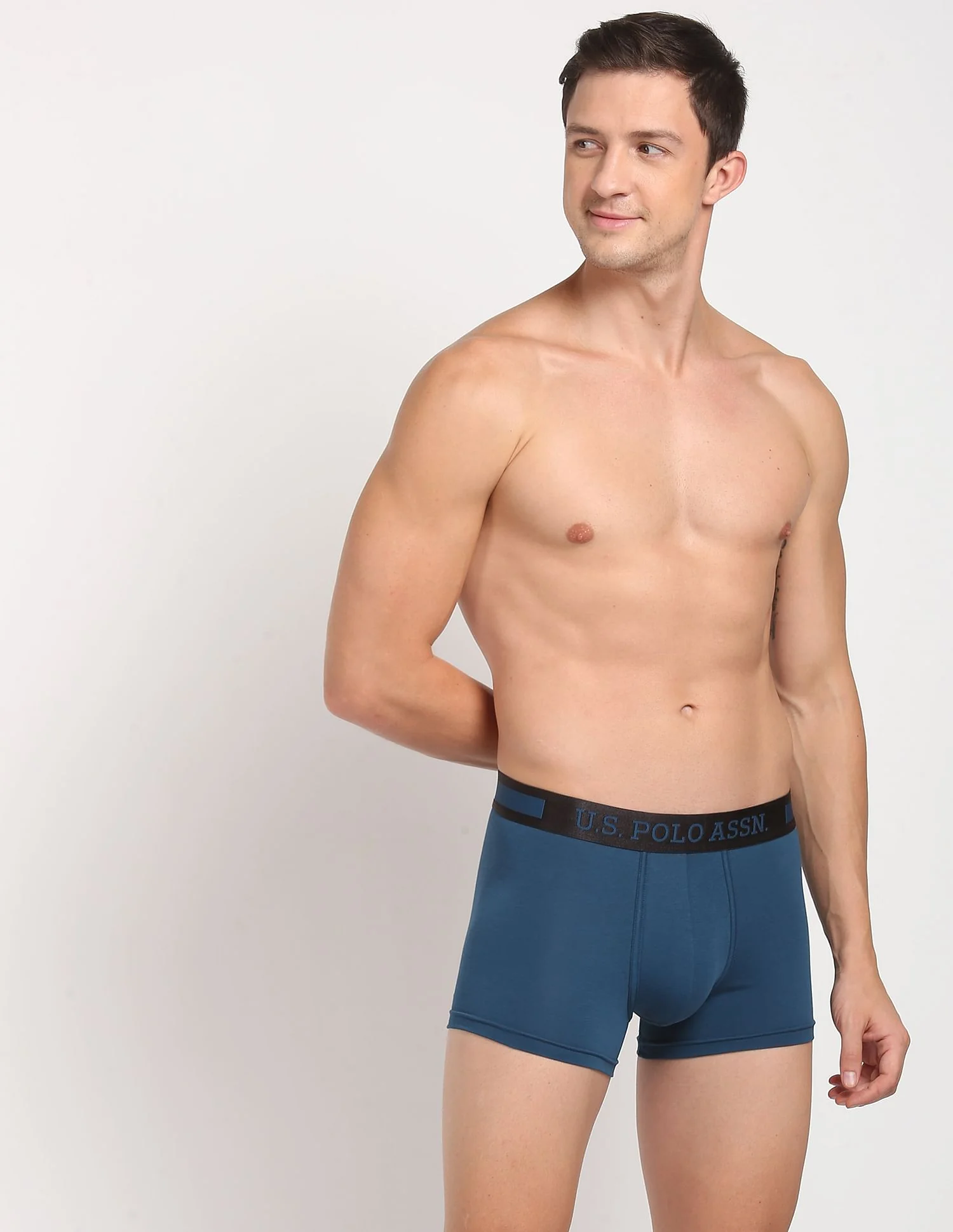 Mid Rise Solid PT001 Premium Trunks - Pack Of 1
