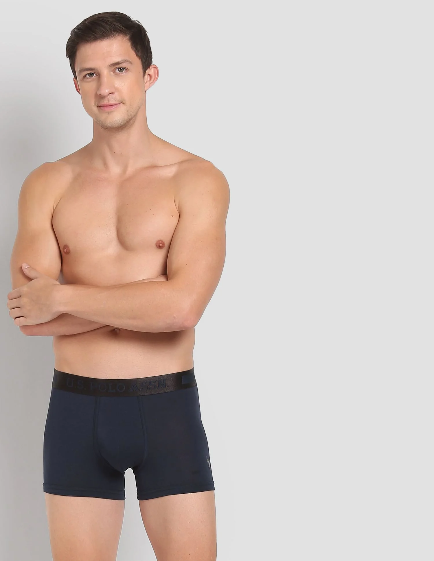 Mid Rise Solid PT001 Premium Trunks - Pack Of 1
