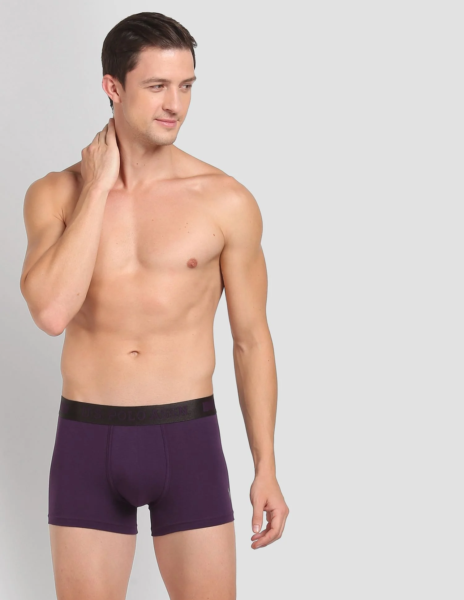 Mid Rise Solid PT001 Premium Trunks - Pack Of 1