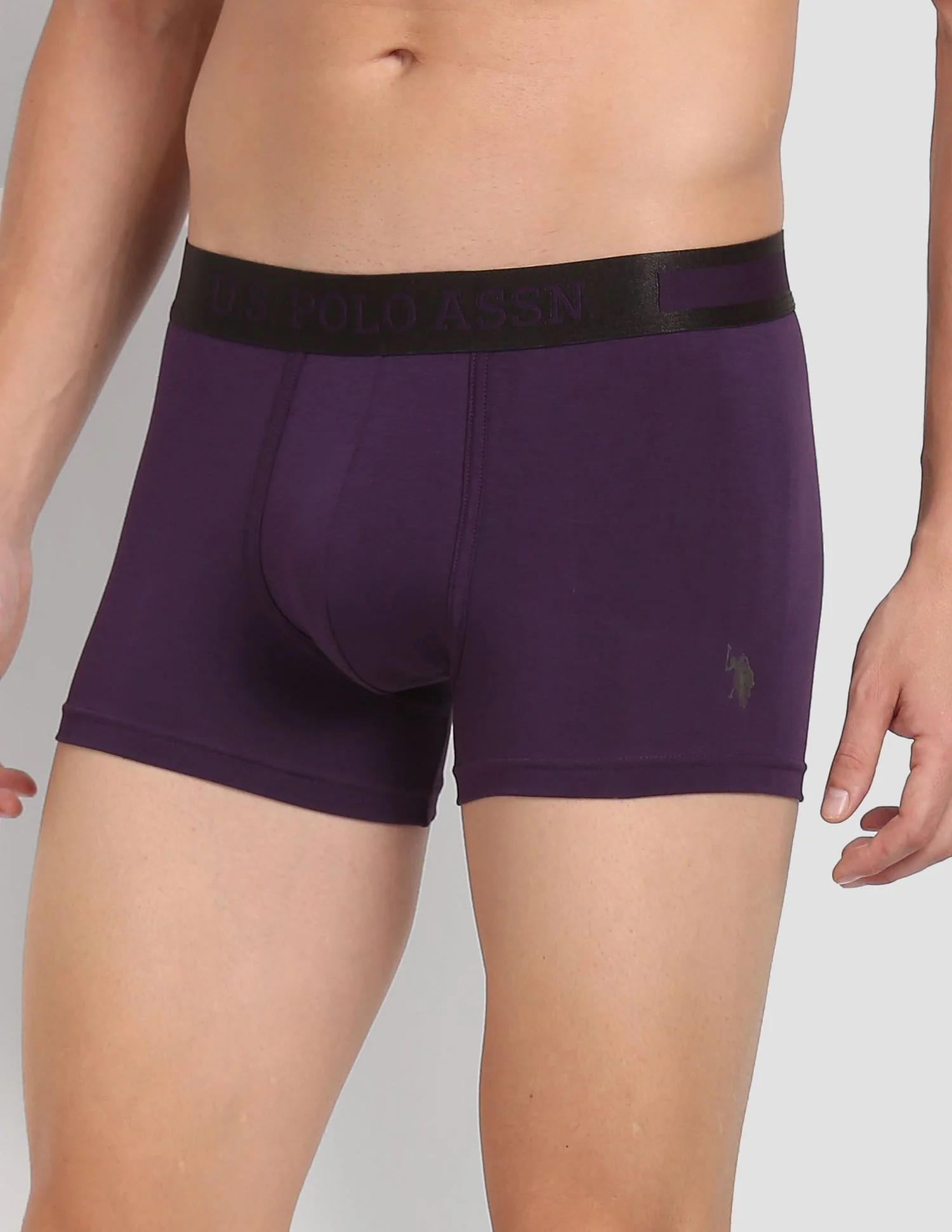 Mid Rise Solid PT001 Premium Trunks - Pack Of 1 - Image 3