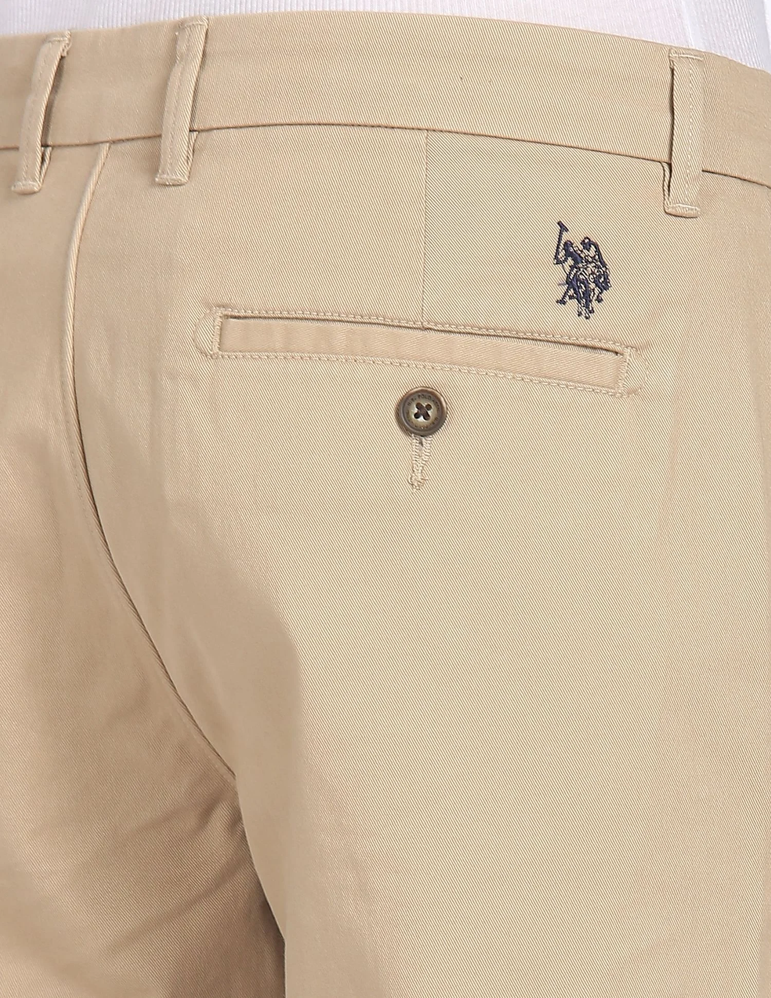 Mid Rise Twill Casual Trousers - Image 7