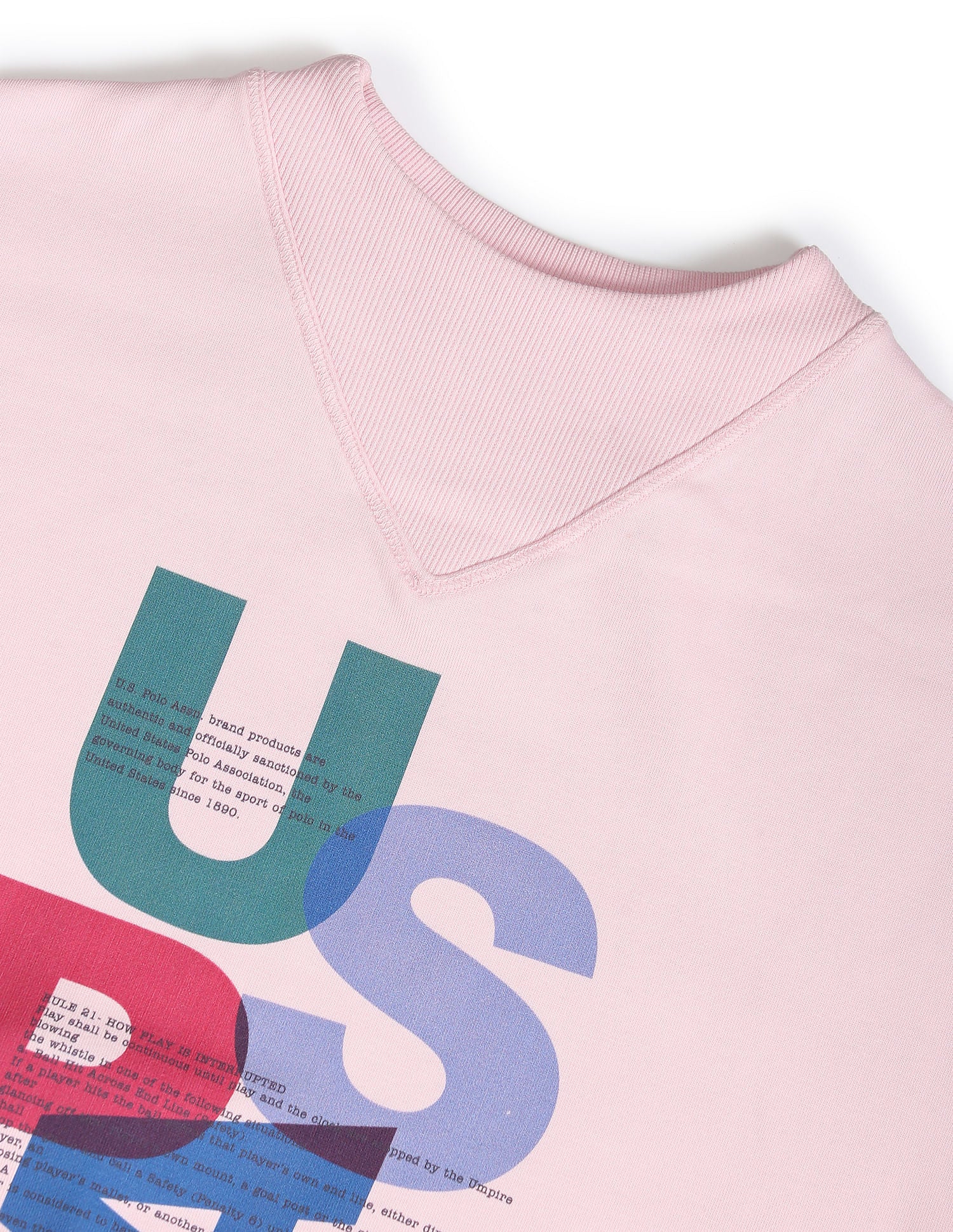 Mock Neck Brand Print Sweatshirt - Image 2