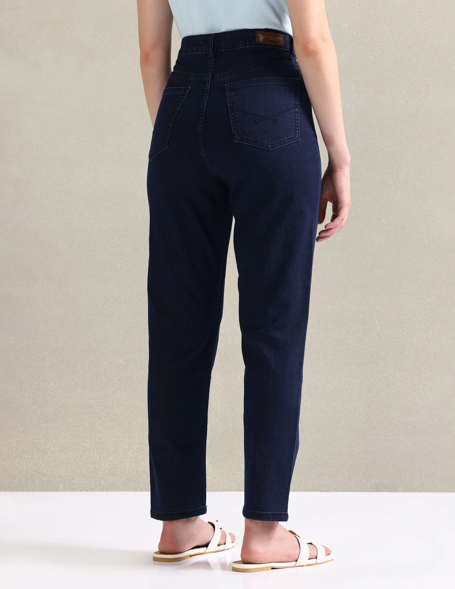 Mom Fit Blue Jeans - Image 5