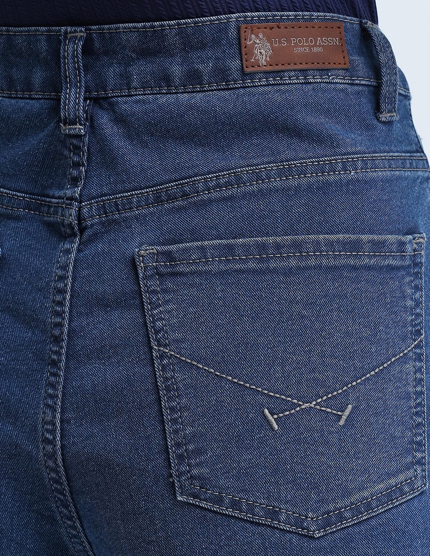 Mom Fit Blue Jeans - Image 7