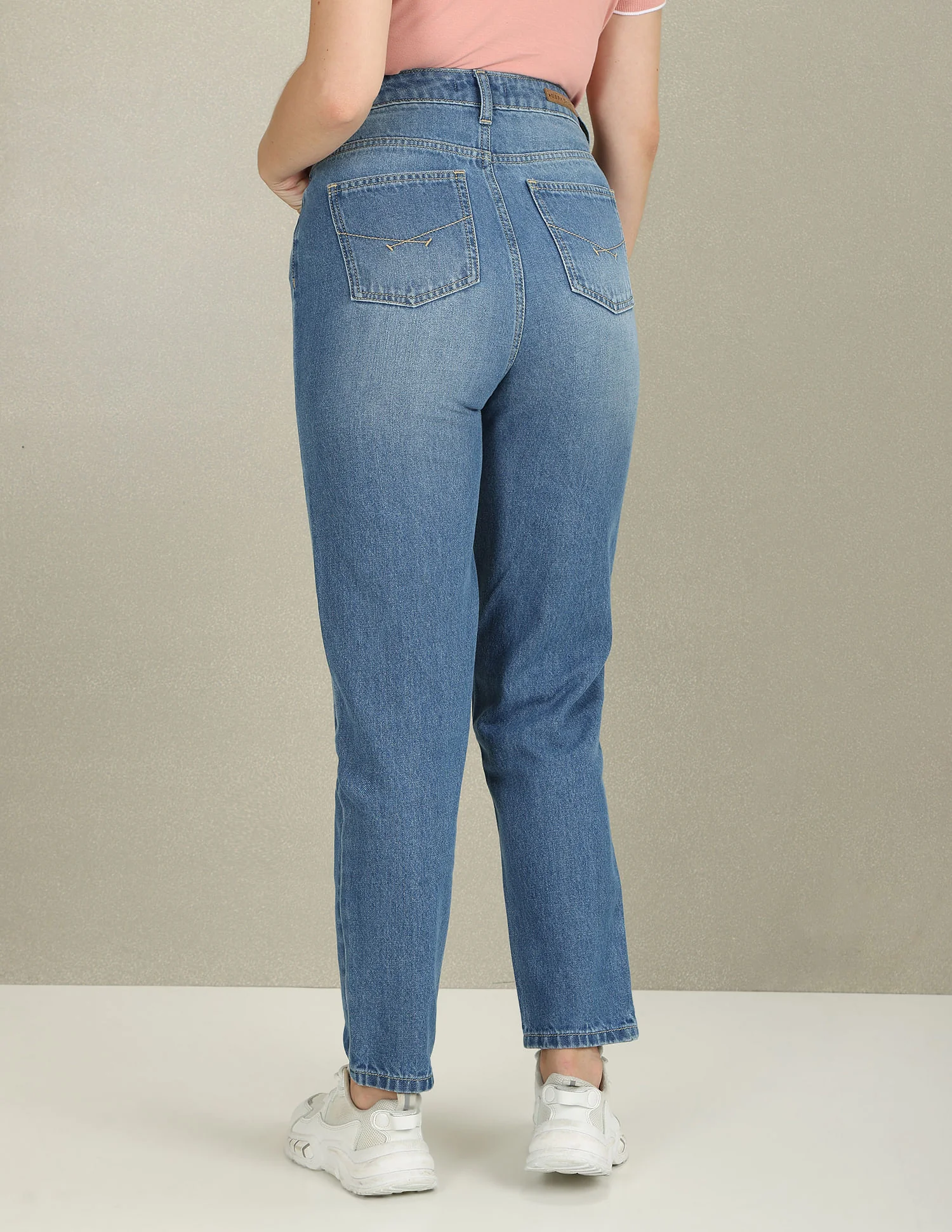 Mom Fit High Rise Jeans - Image 5