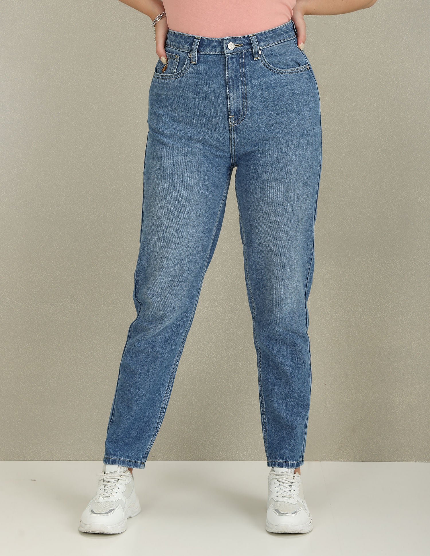 Mom Fit High Rise Jeans - Image 6