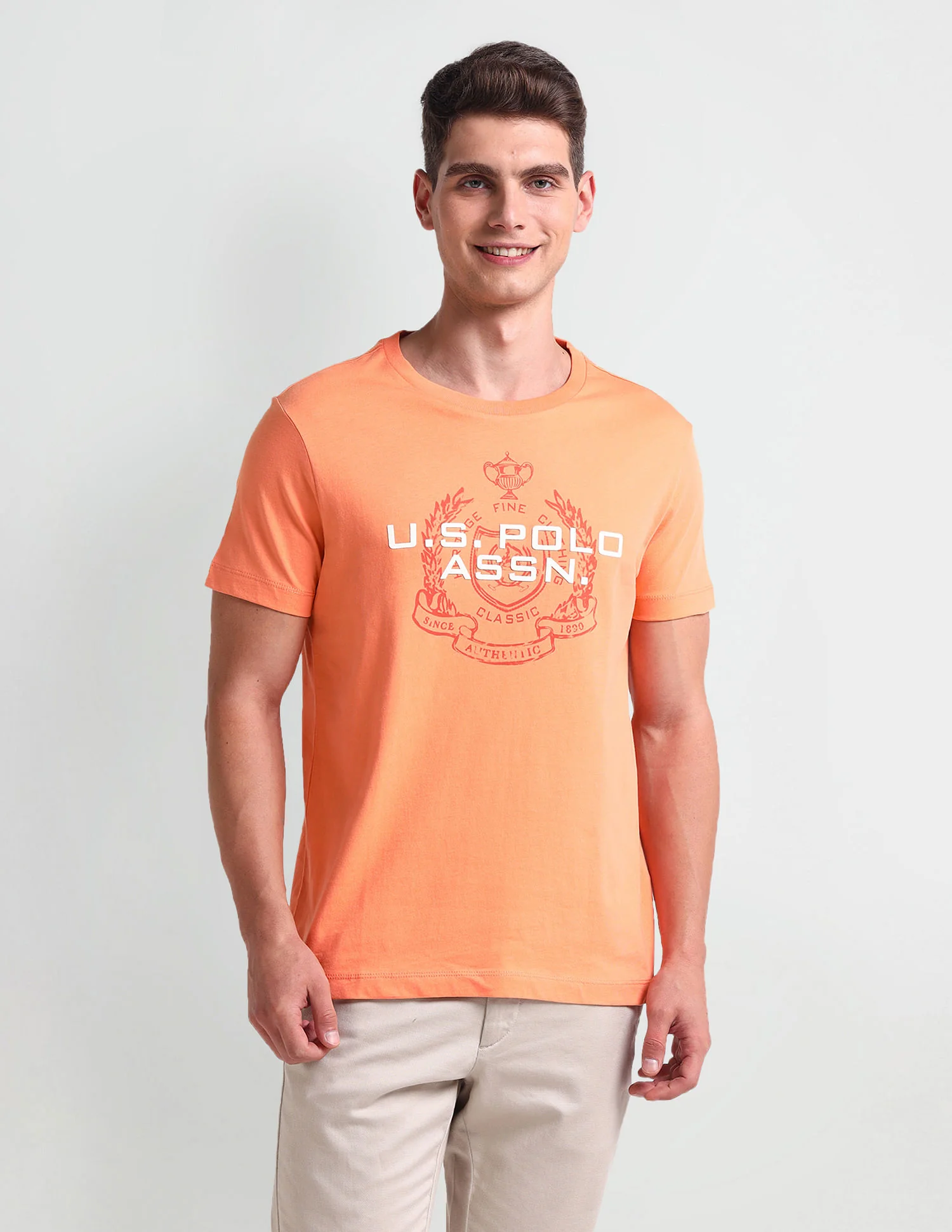 Muscle Fit Brand Print T-Shirt - Image 6