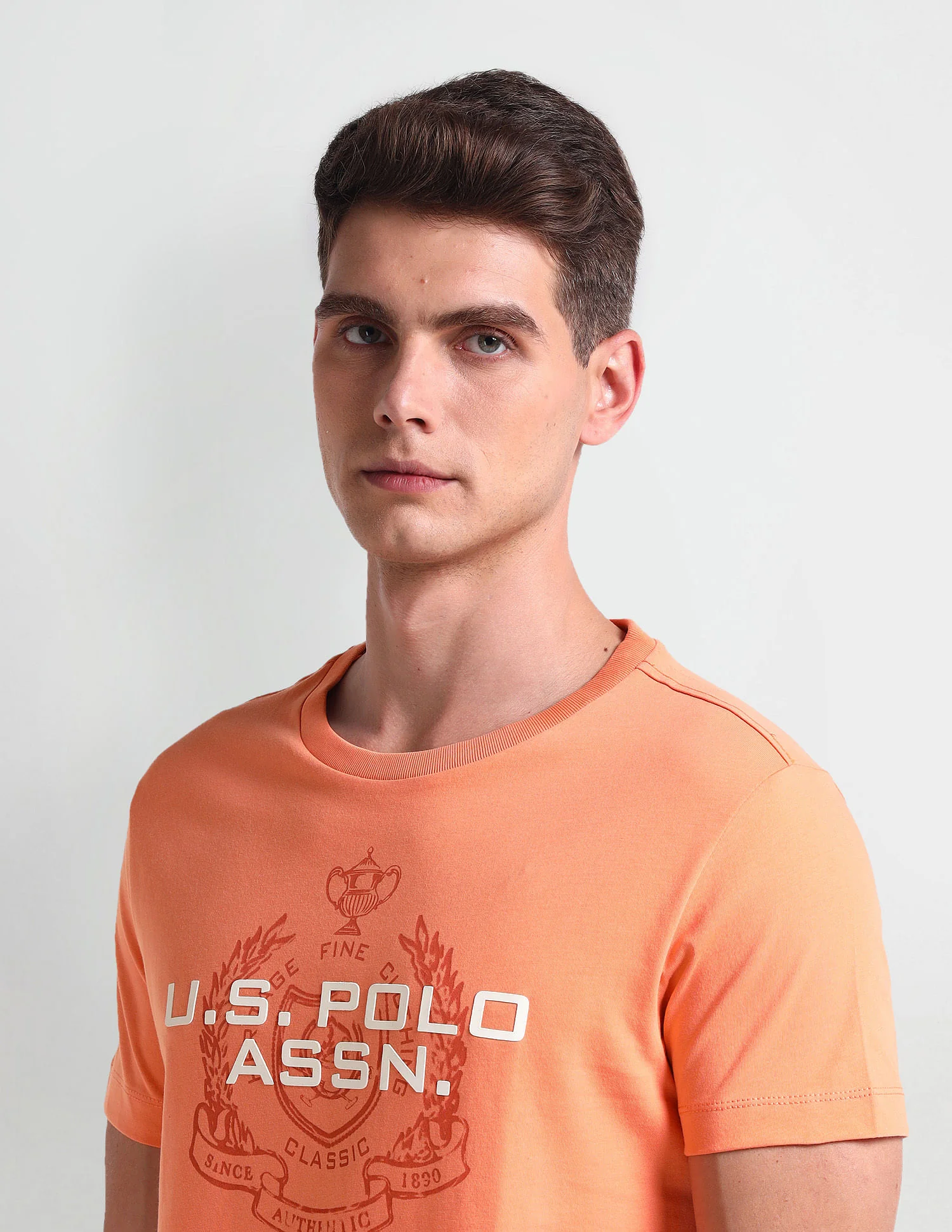 Muscle Fit Brand Print T-Shirt - Image 7