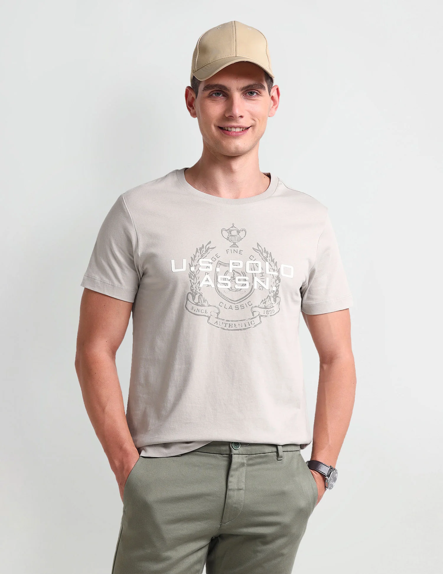 Muscle Fit Brand Print T-Shirt - Image 6