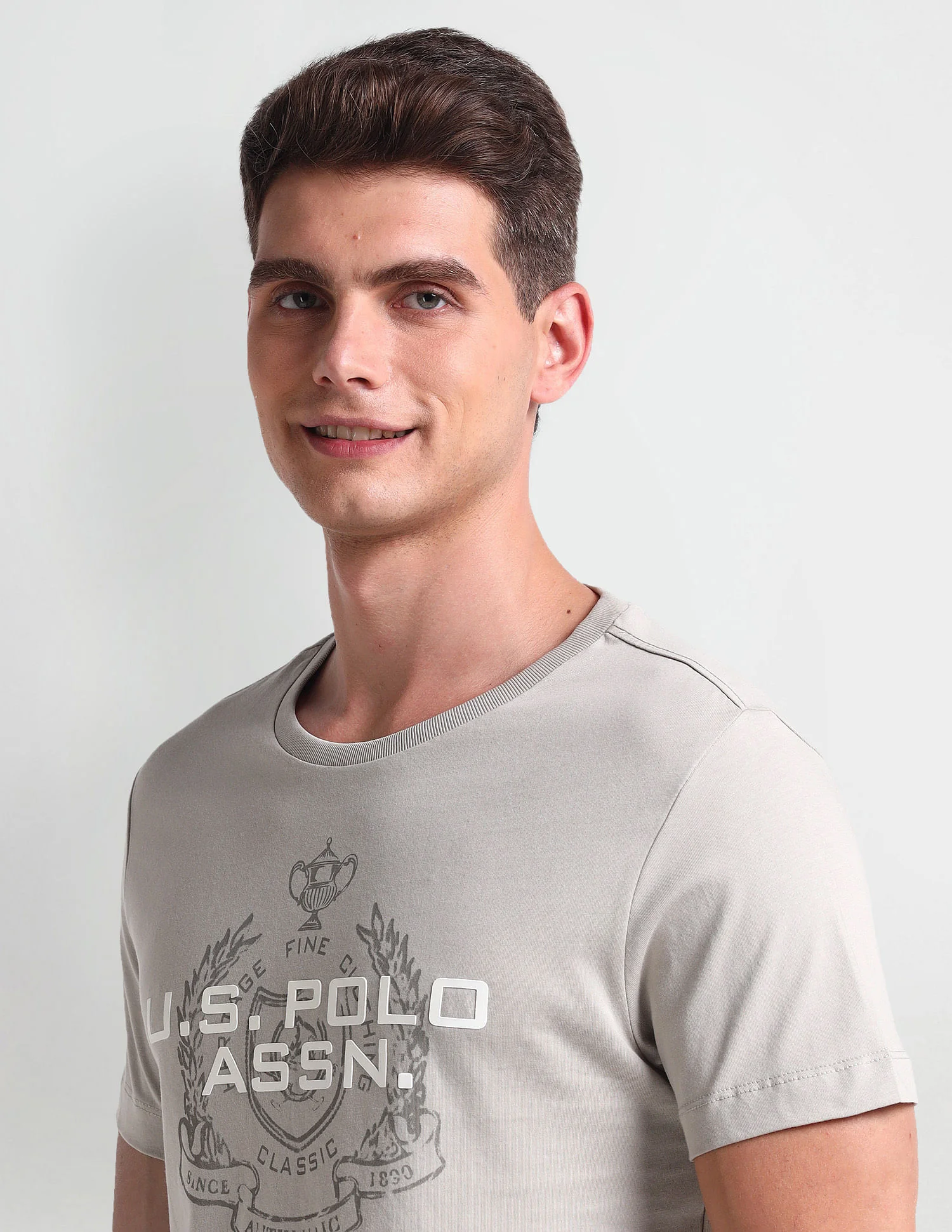 Muscle Fit Brand Print T-Shirt - Image 7