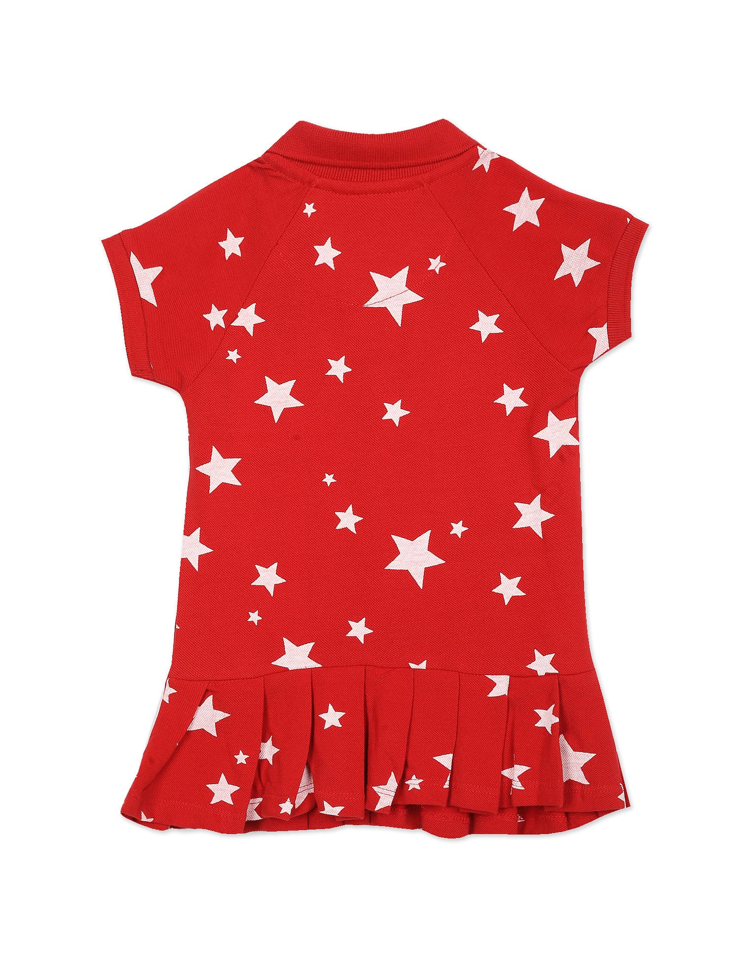 Notch Collar Printed Cotton Dress - Image 2