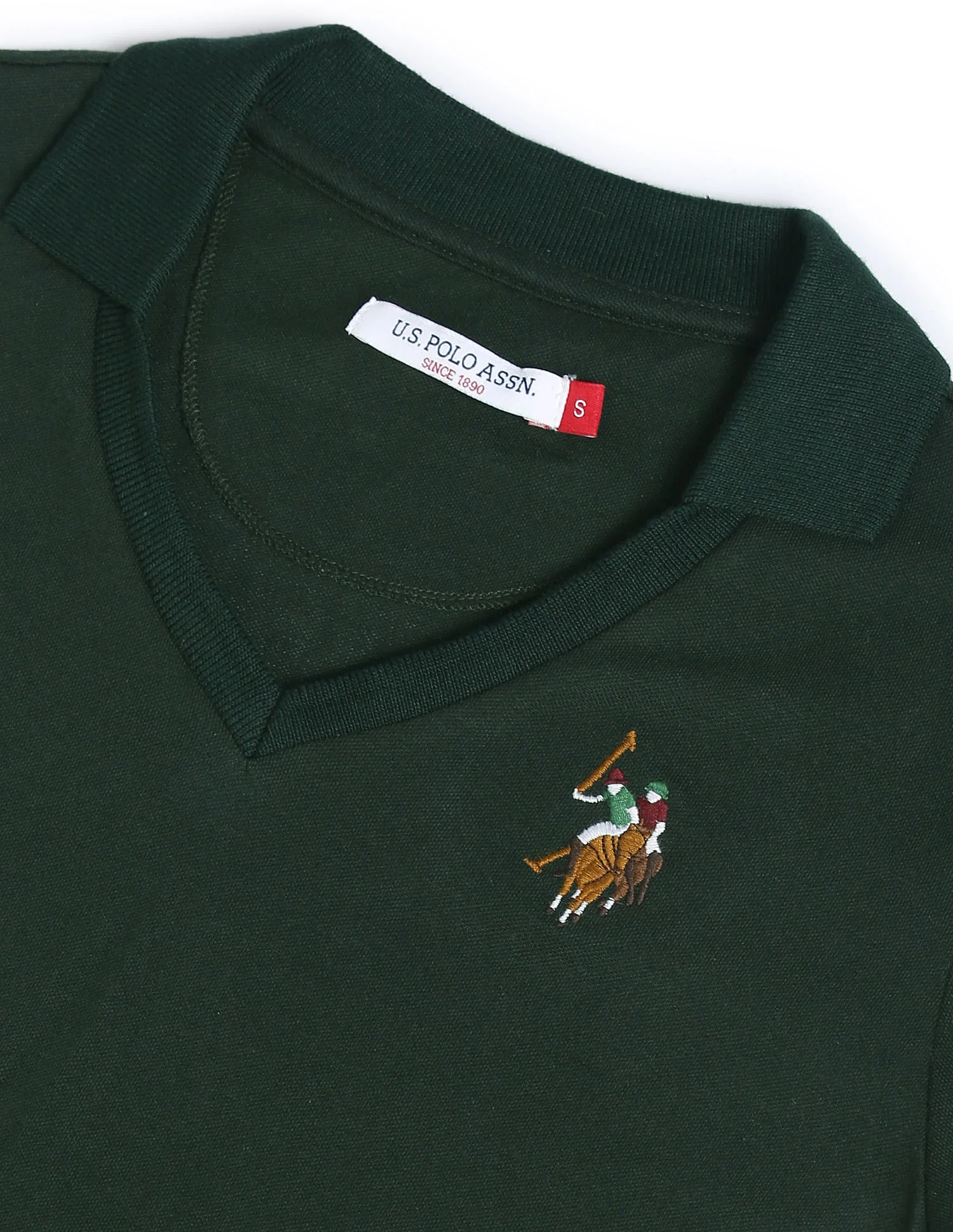 Notch Neck Pique Polo Shirt - Image 2
