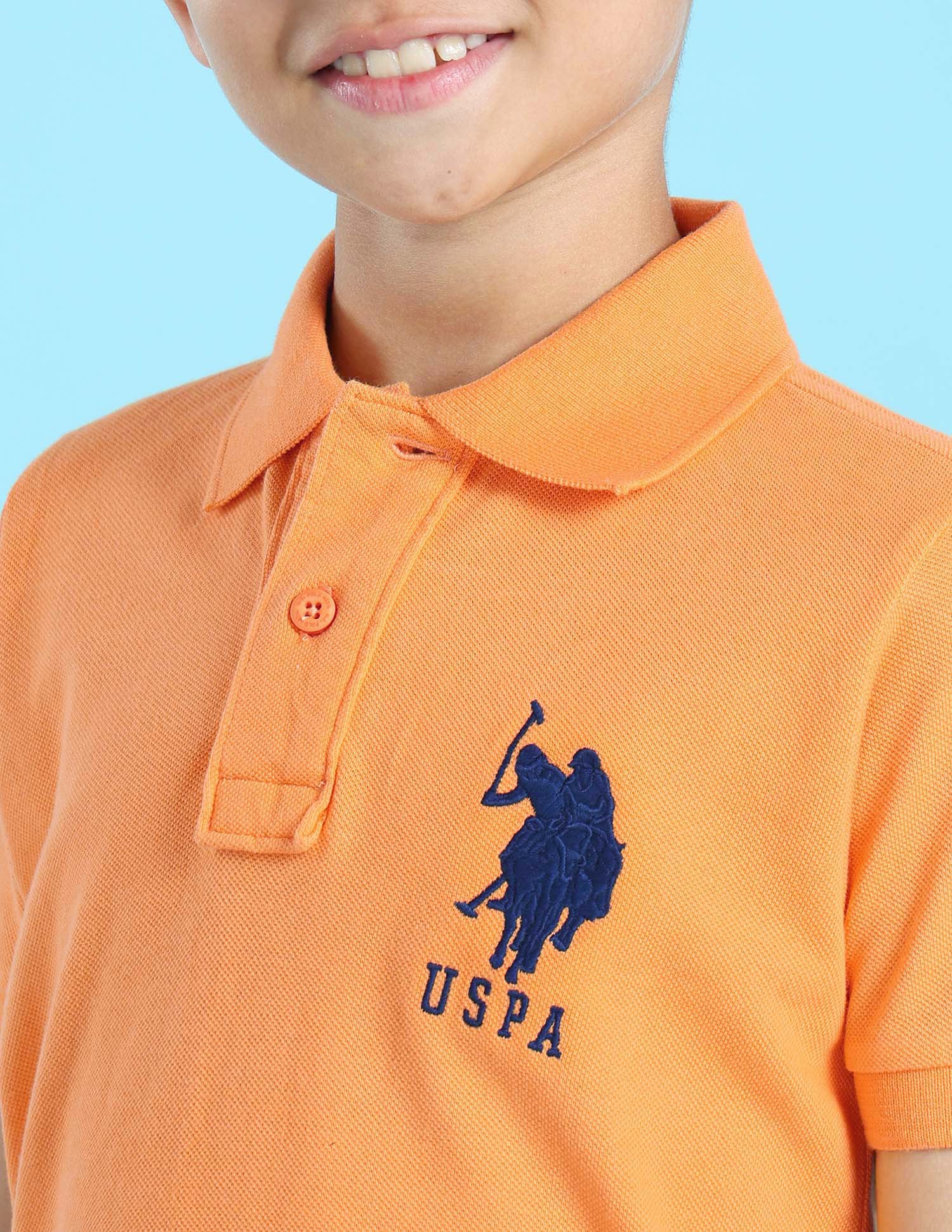 Numeric Applique Pique Polo Shirt - Image 5