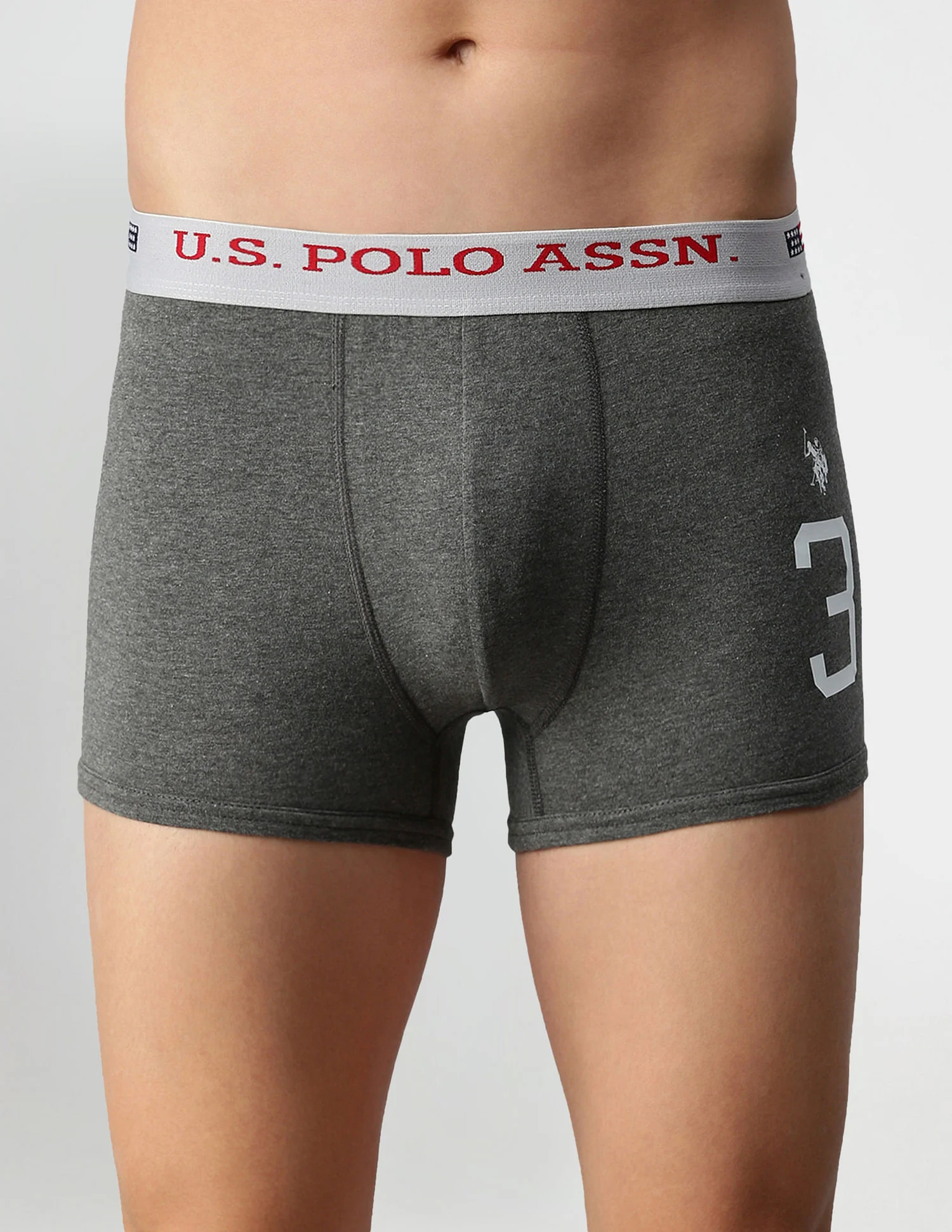 Numeric Print Cotton Spandex I015 Trunks - Pack Of 2 - Image 2