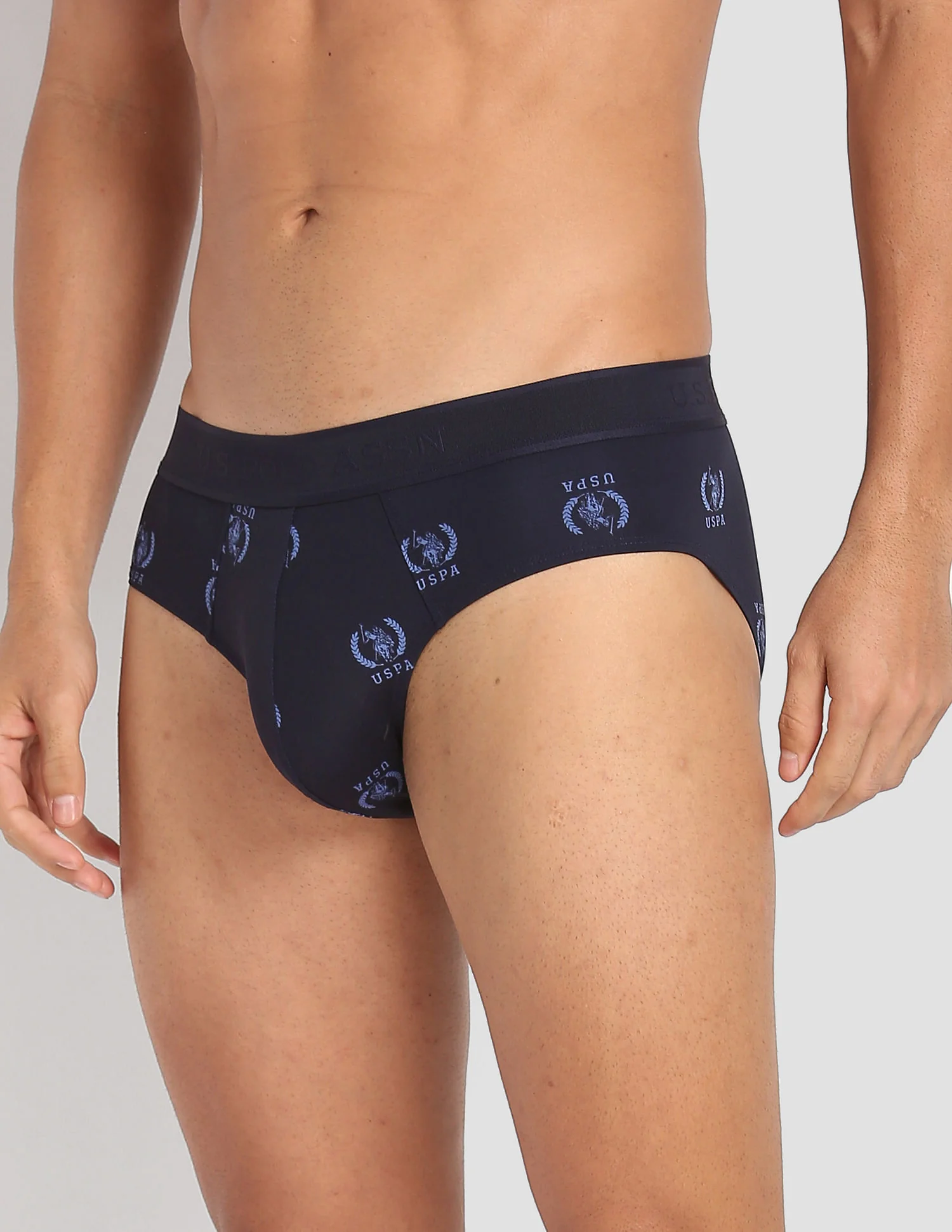 Nylon Stretch Printed AB002 Active Briefs - Pack Of 1 - Image 4