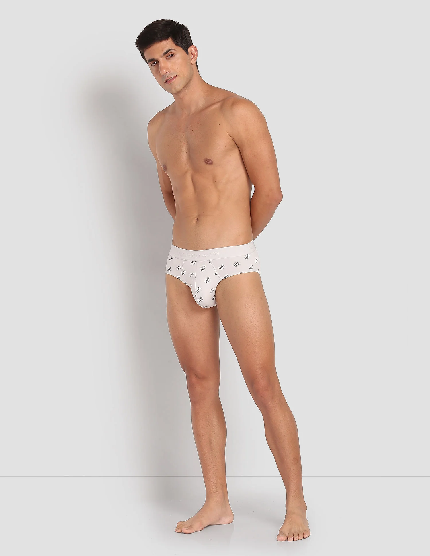 Nylon Stretch Printed AB002 Active Briefs - Pack Of 1 - Image 3